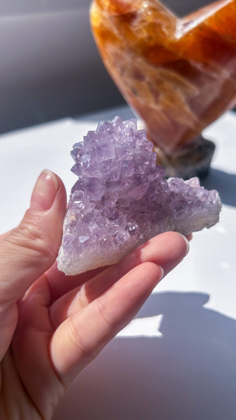 フラワーアメジスト インド産 スピリットクォーツ