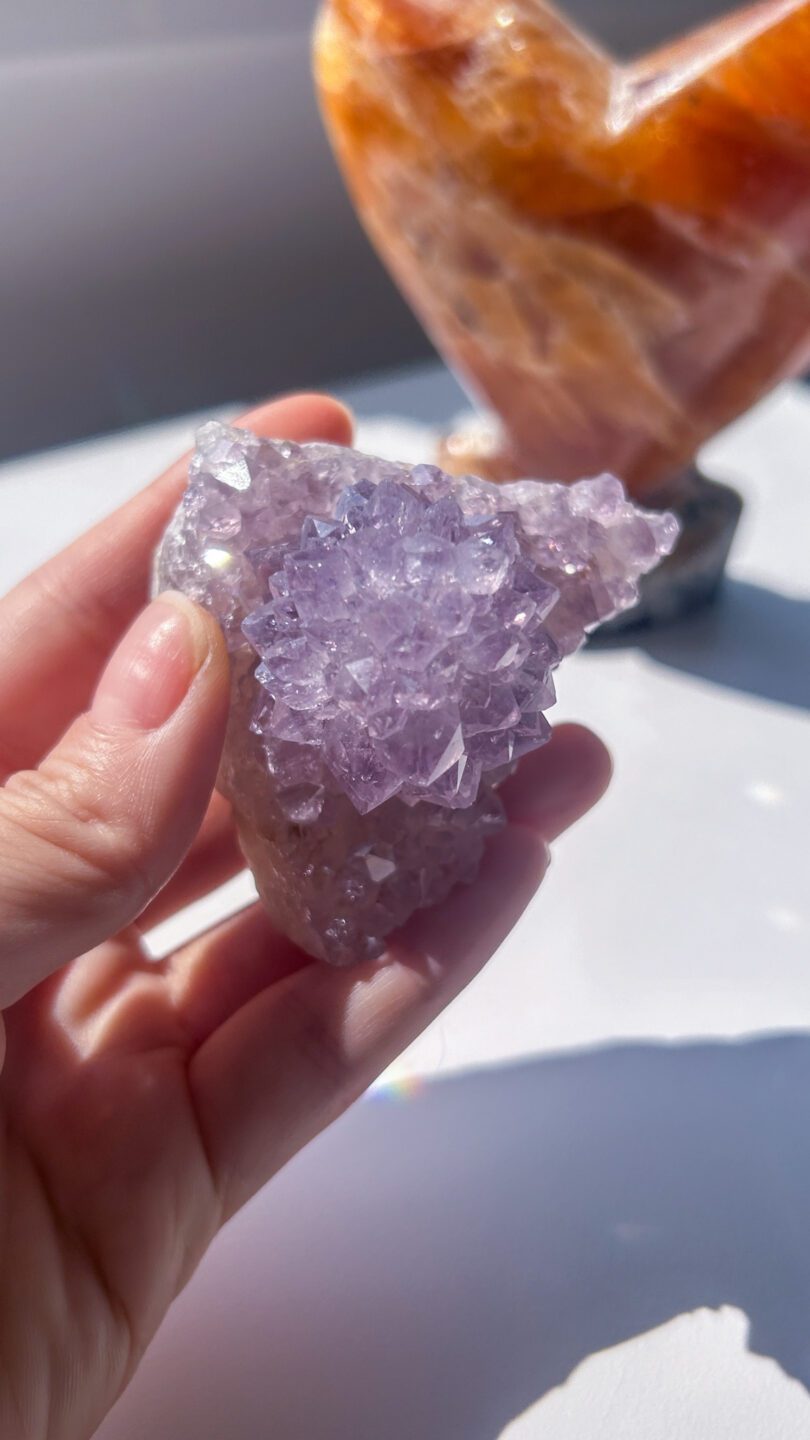 フラワーアメジスト インド産 スピリットクォーツ