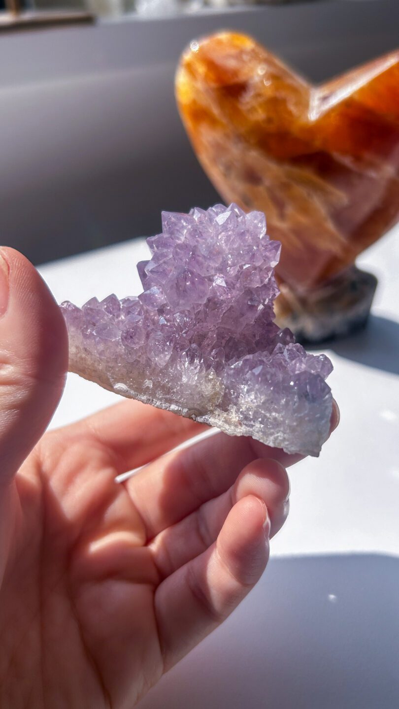 フラワーアメジスト インド産 スピリットクォーツ