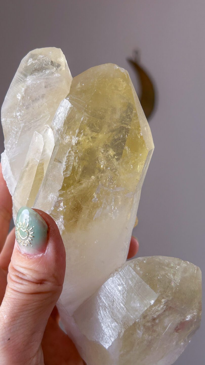 レモンクォーツ クラスター 激レア 天然石
