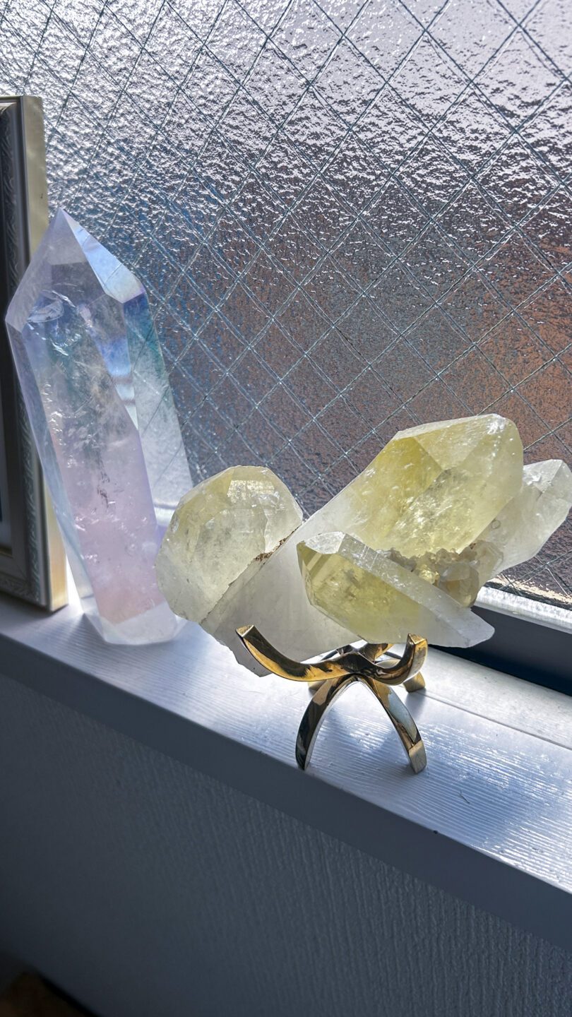 レモンクォーツ クラスター 激レア 天然石