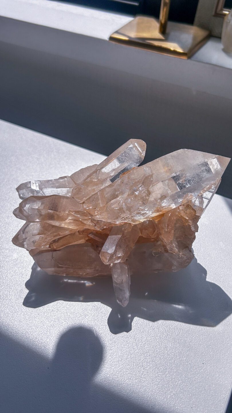 ヒマラヤ水晶 マニカラン 天然石 ピンク パワーストーン 天然石