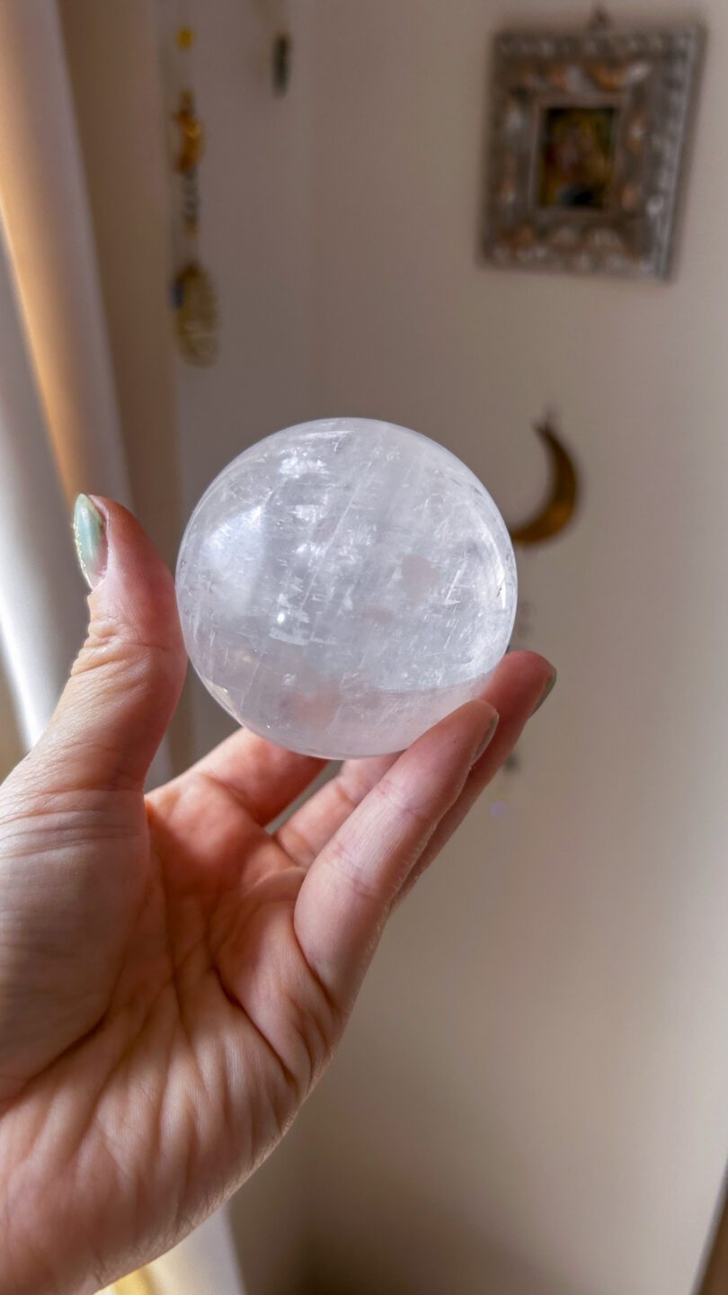 カルサイト オプティカルカルサイト スフィア 天然石