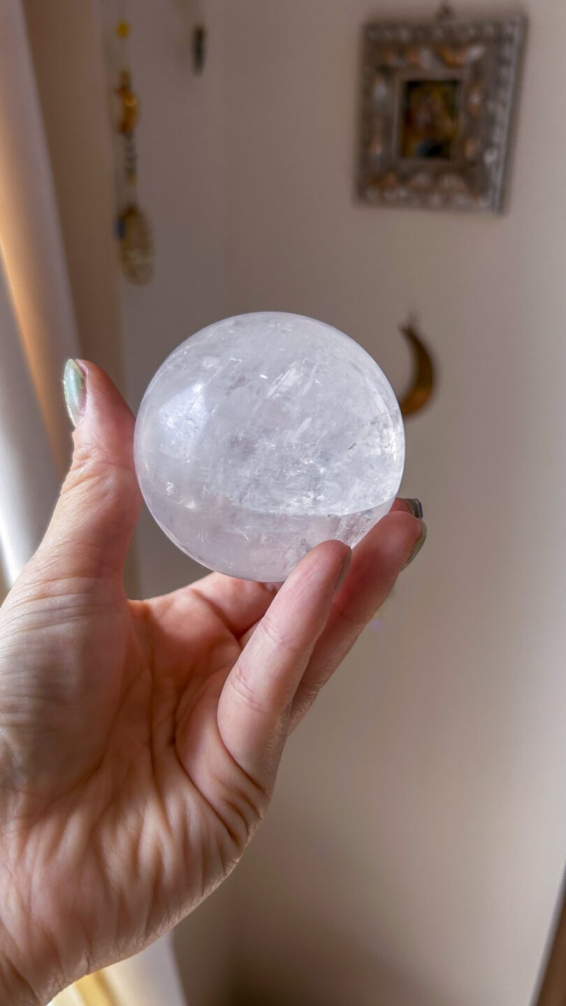 カルサイト オプティカルカルサイト スフィア 天然石