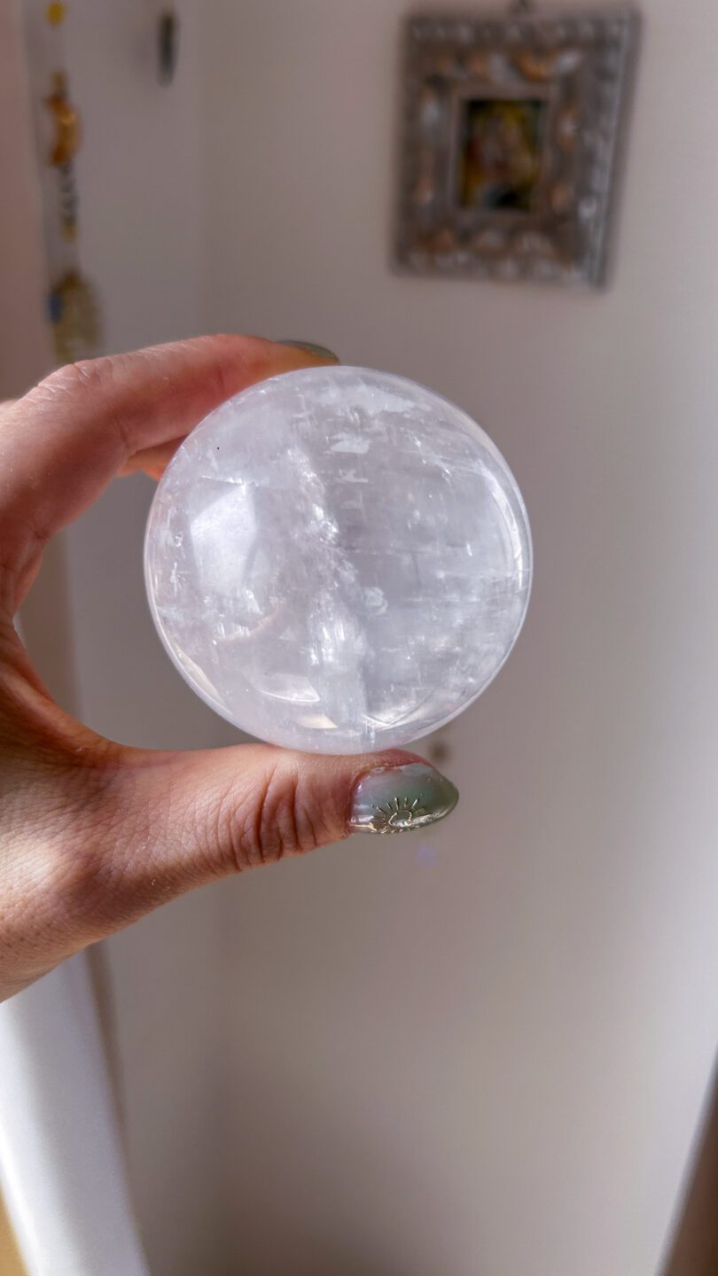 カルサイト オプティカルカルサイト スフィア 天然石