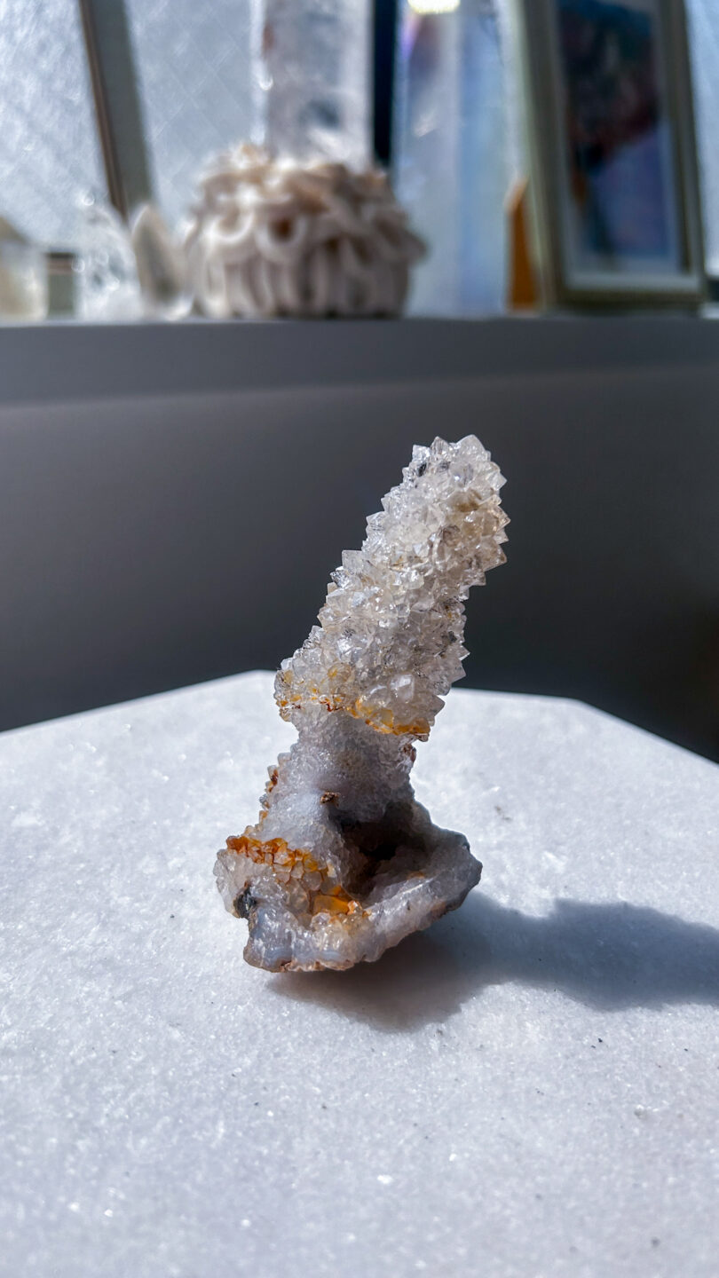 スピリットクォーツ カラーレスアメジスト アゲート インド 天然石