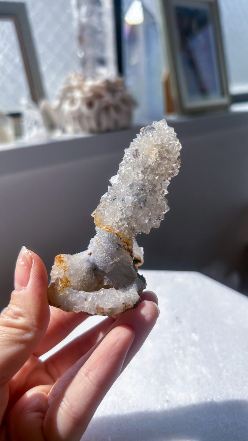 スピリットクォーツ カラーレスアメジスト アゲート インド 天然石