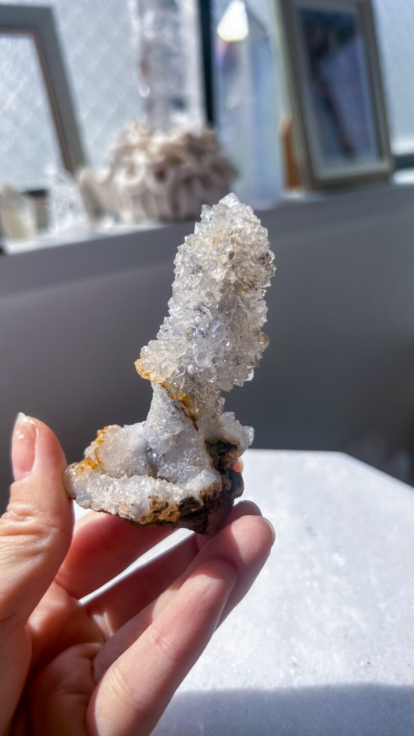 スピリットクォーツ カラーレスアメジスト アゲート インド 天然石