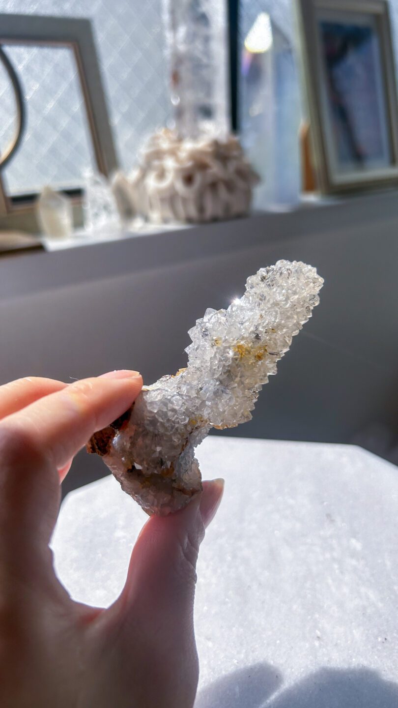 スピリットクォーツ カラーレスアメジスト アゲート インド 天然石