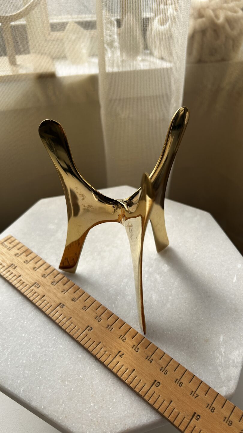 真鍮 天然石 スタンド ゴールド パワーストーン スフィア台