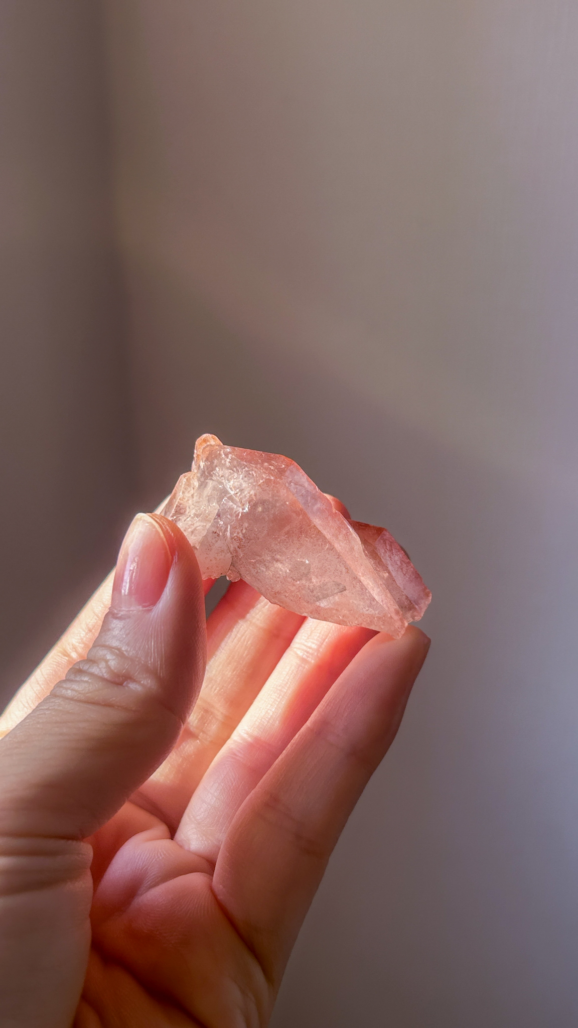 心を躍動させる 南アフリカの大地より レッドクォーツ Orisaの神々 小さな赤いクラスター - 画像 (6)