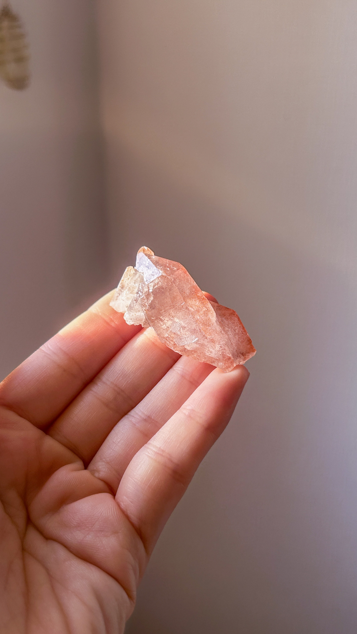 心を躍動させる 南アフリカの大地より レッドクォーツ Orisaの神々 小さな赤いクラスター - 画像 (3)