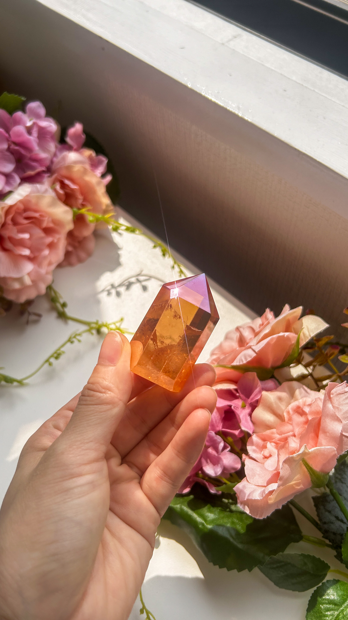 パワーをもらえる 高品質 サンセットオーラ クリスタル (ブラジル産)A~D Solar powered - 画像 (6)