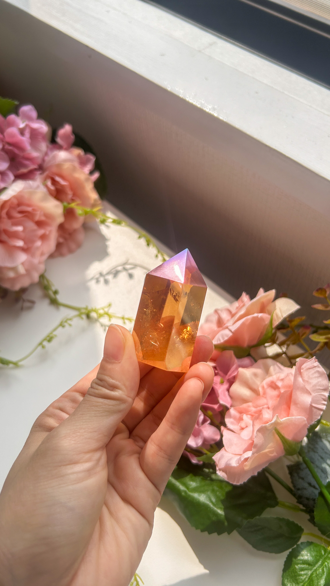 パワーをもらえる 高品質 サンセットオーラ クリスタル (ブラジル産)A~D Solar powered - 画像 (7)