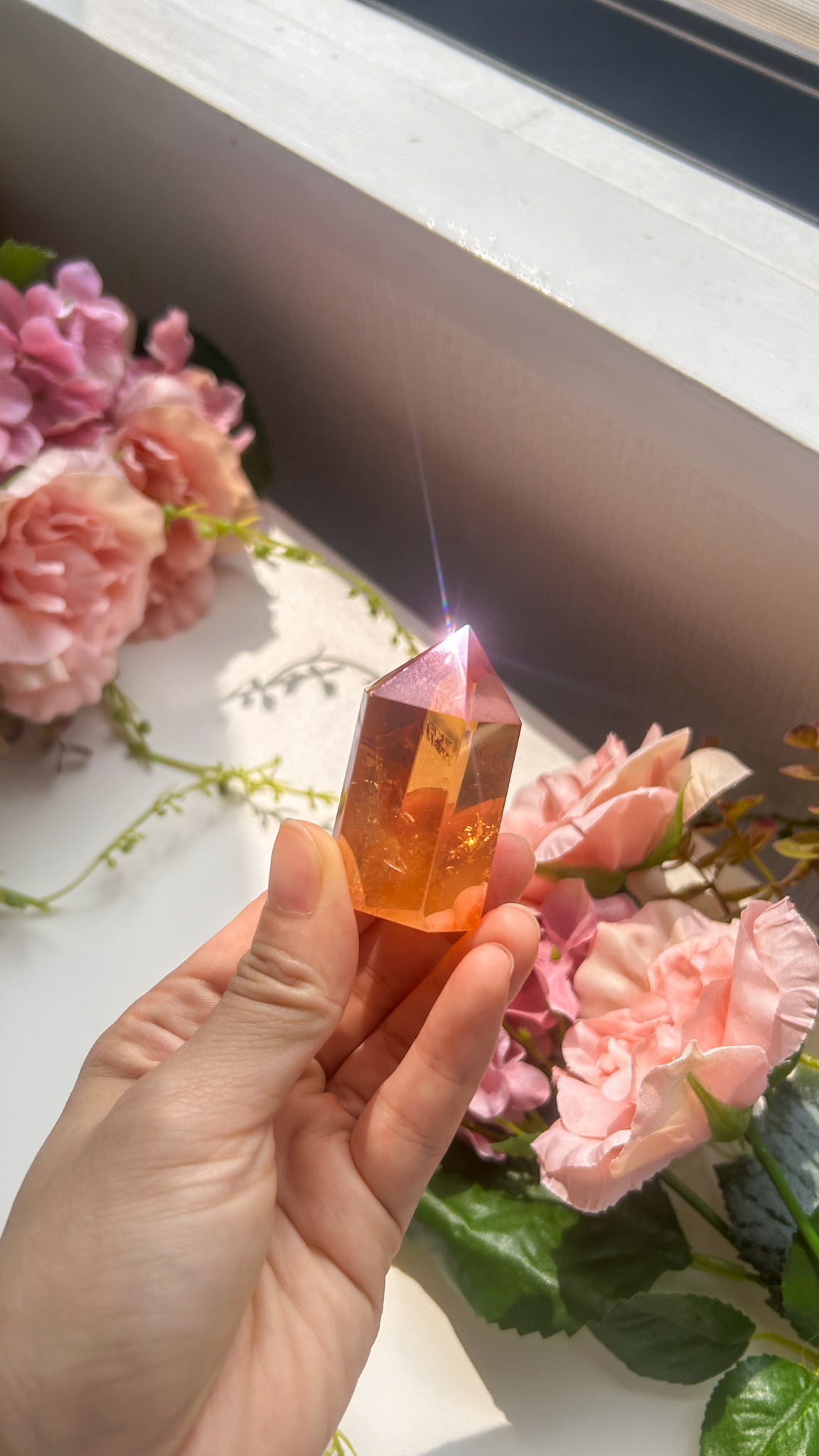 パワーをもらえる 高品質 サンセットオーラ クリスタル (ブラジル産)A~D Solar powered - 画像 (8)