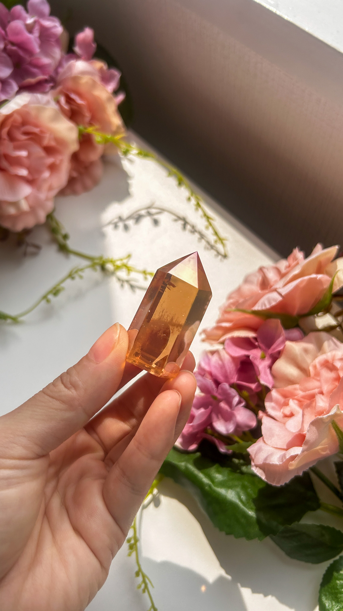 パワーをもらえる 高品質 サンセットオーラ クリスタル (ブラジル産)A~D Solar powered - 画像 (10)