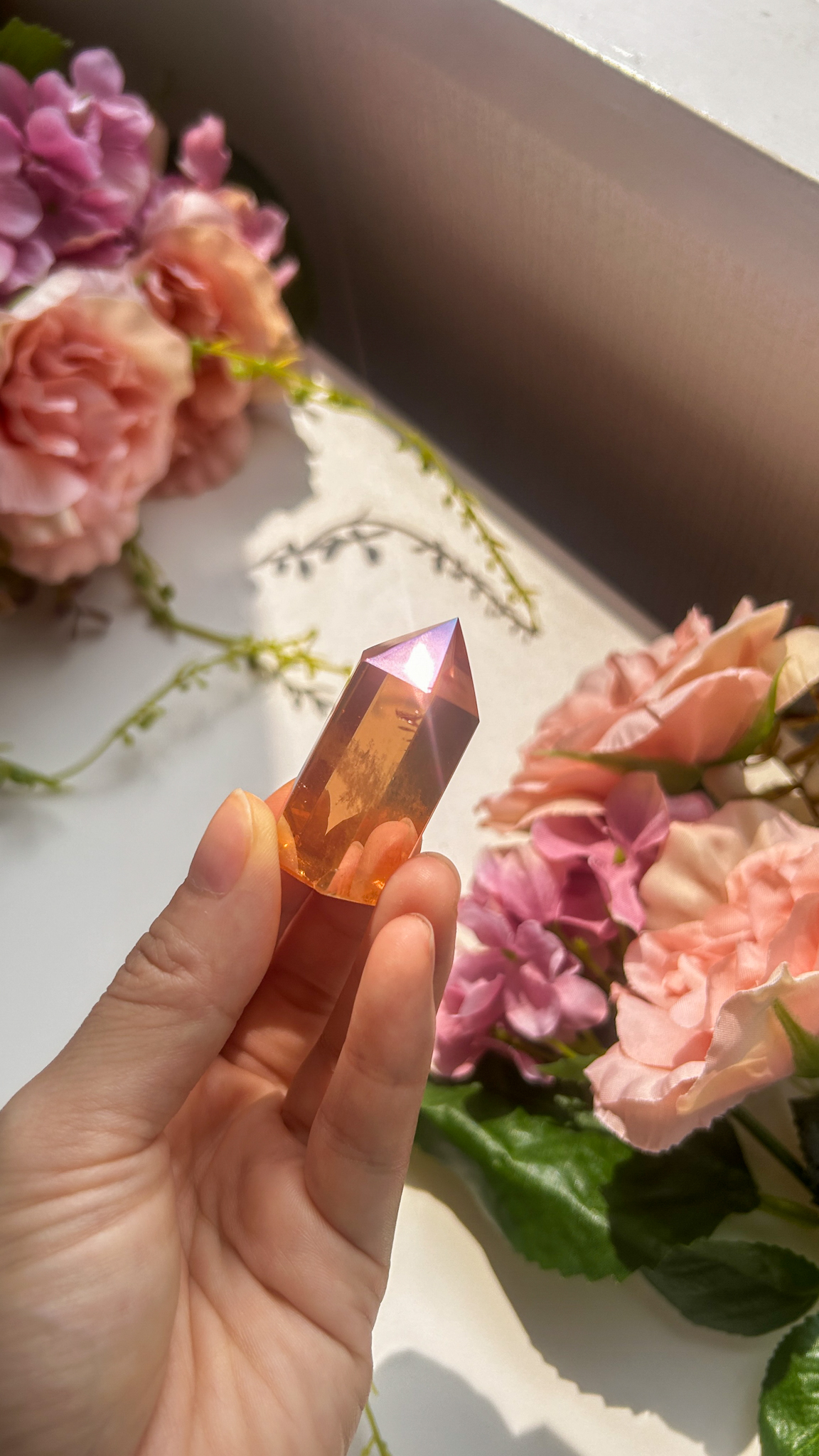 パワーをもらえる 高品質 サンセットオーラ クリスタル (ブラジル産)A~D Solar powered - 画像 (12)