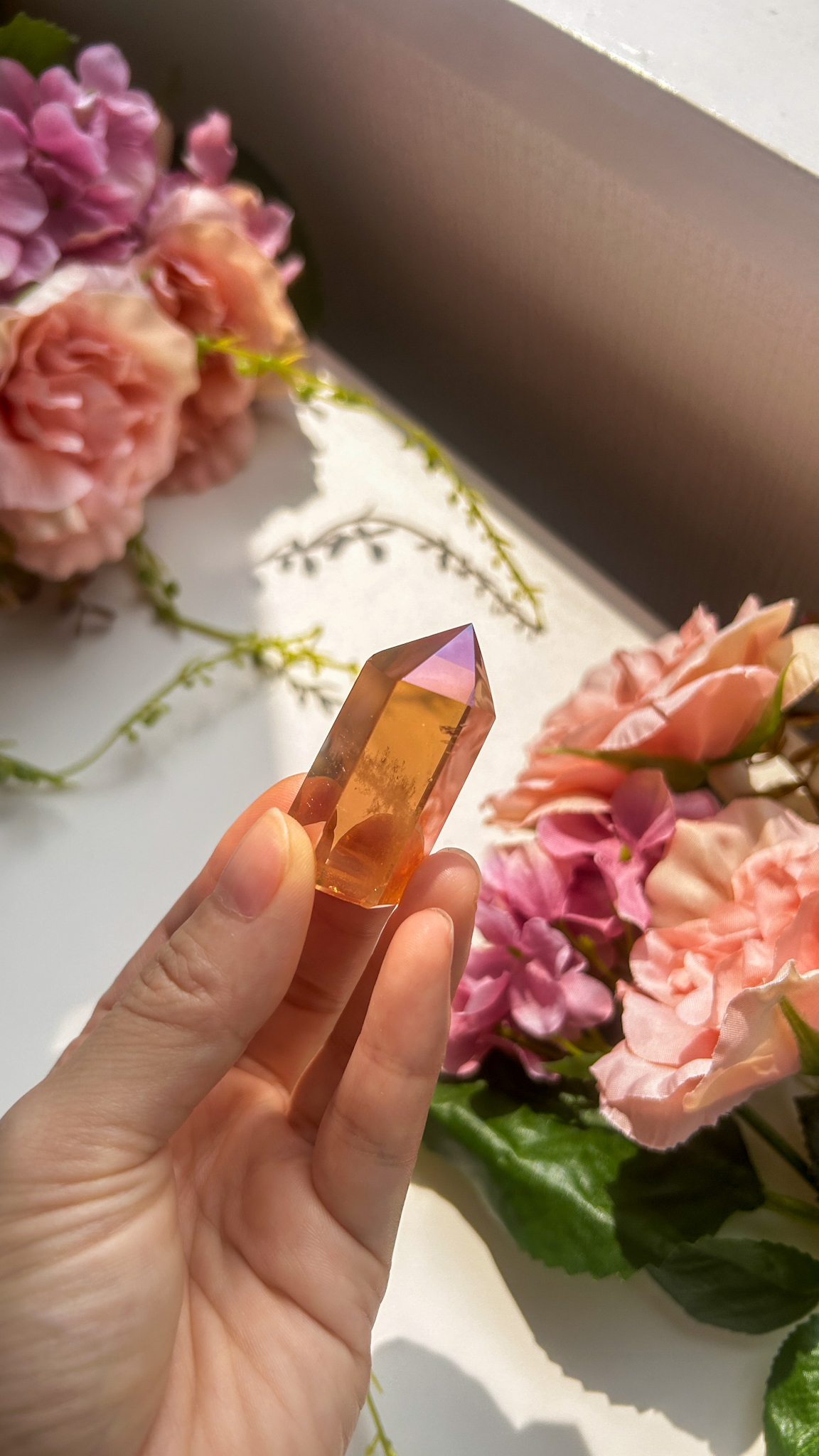 パワーをもらえる 高品質 サンセットオーラ クリスタル (ブラジル産)A~D Solar powered - 画像 (13)