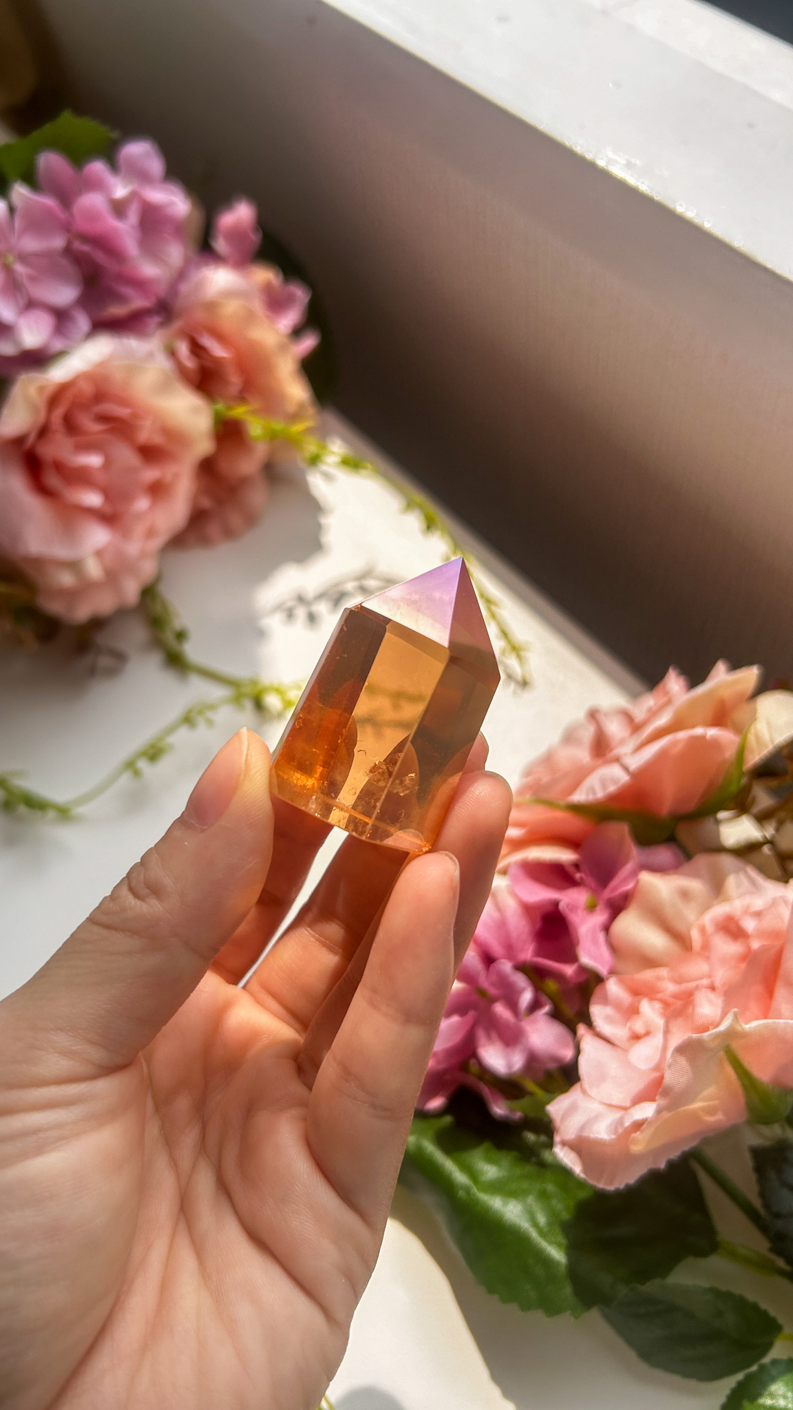 パワーをもらえる 高品質 サンセットオーラ クリスタル (ブラジル産)A~D Solar powered - 画像 (14)