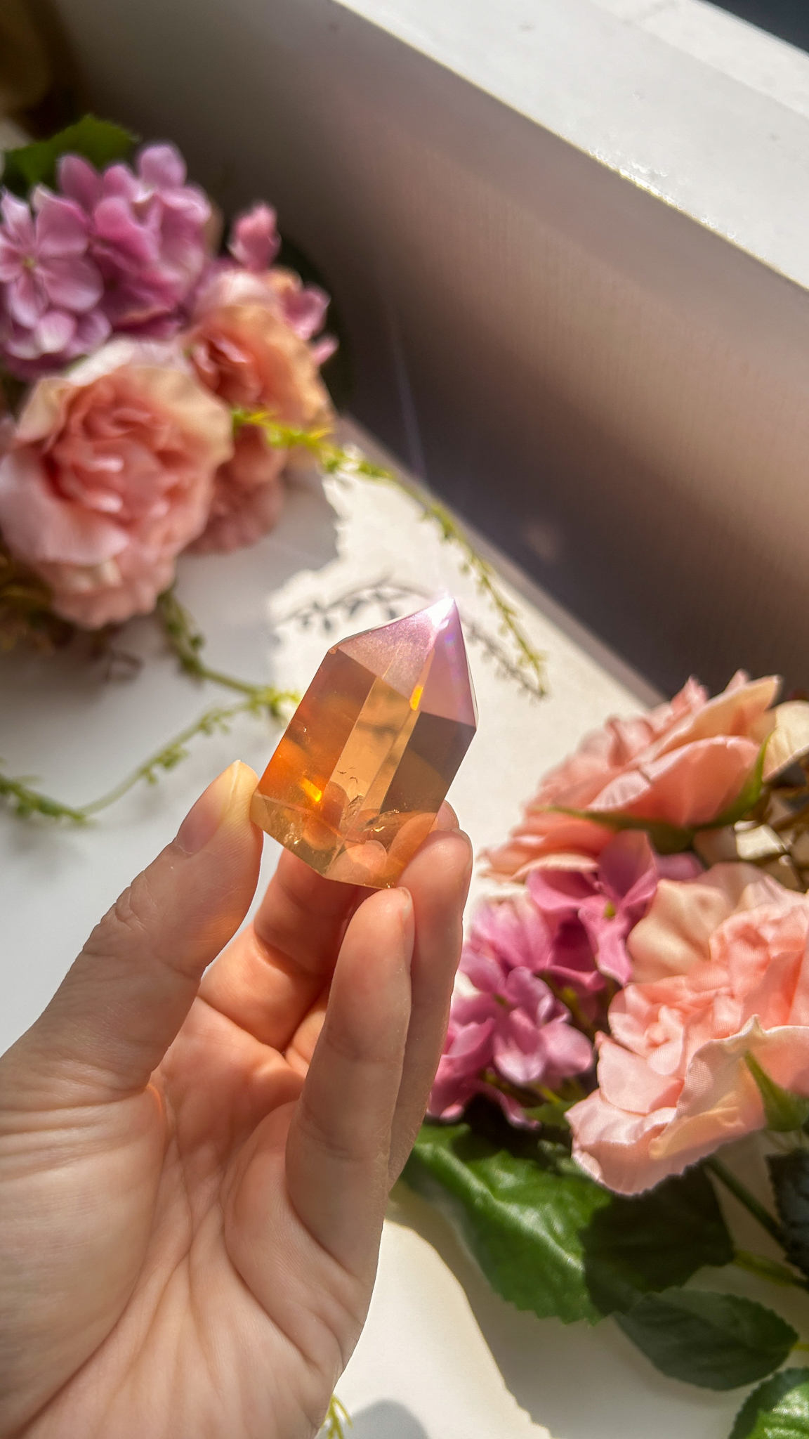 パワーをもらえる 高品質 サンセットオーラ クリスタル (ブラジル産)A~D Solar powered - 画像 (15)