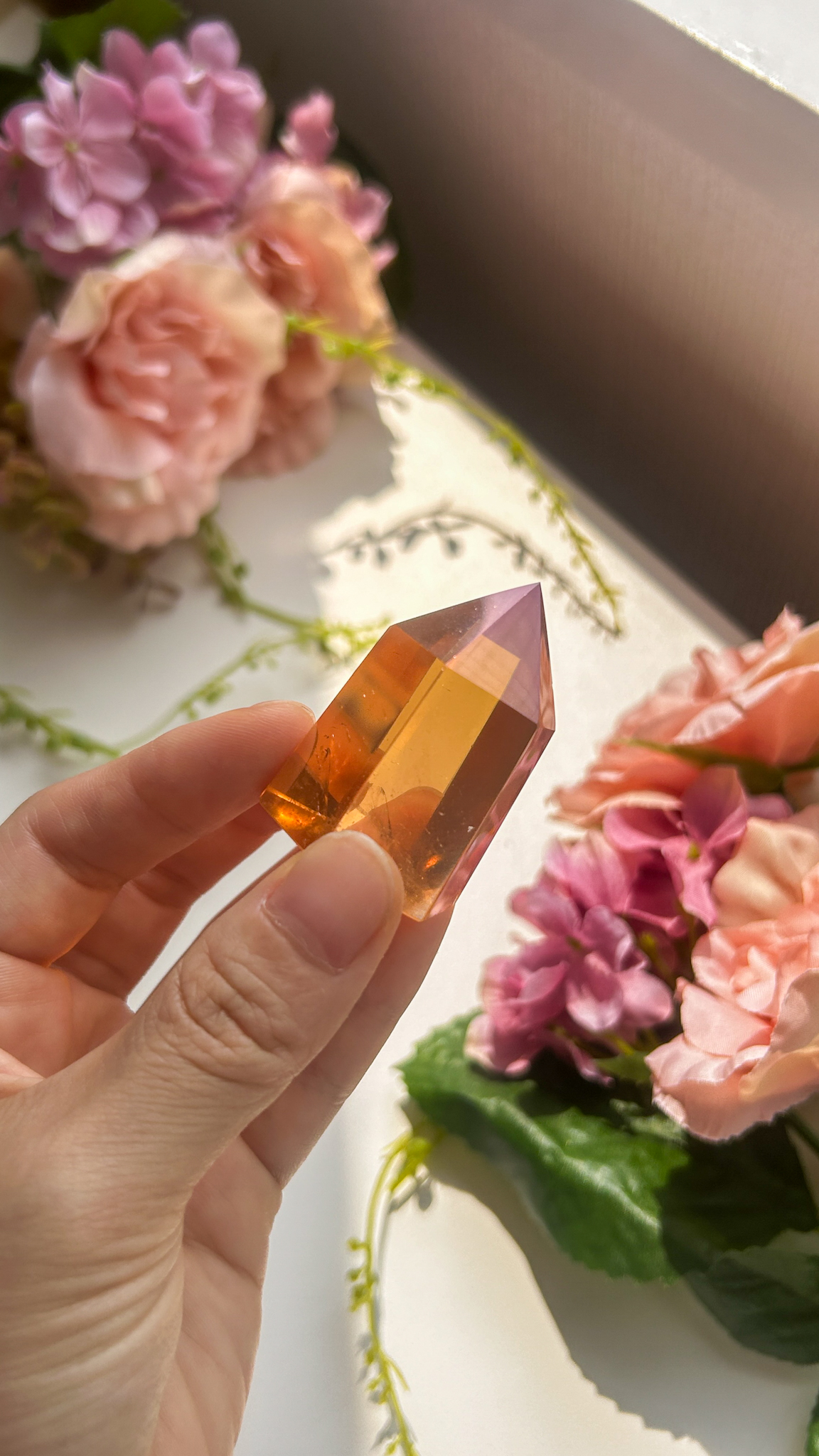 パワーをもらえる 高品質 サンセットオーラ クリスタル (ブラジル産)A~D Solar powered - 画像 (17)