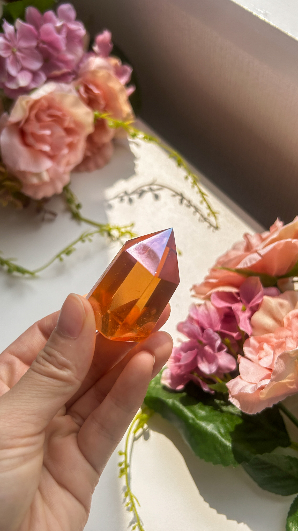 パワーをもらえる 高品質 サンセットオーラ クリスタル (ブラジル産)A~D Solar powered - 画像 (18)