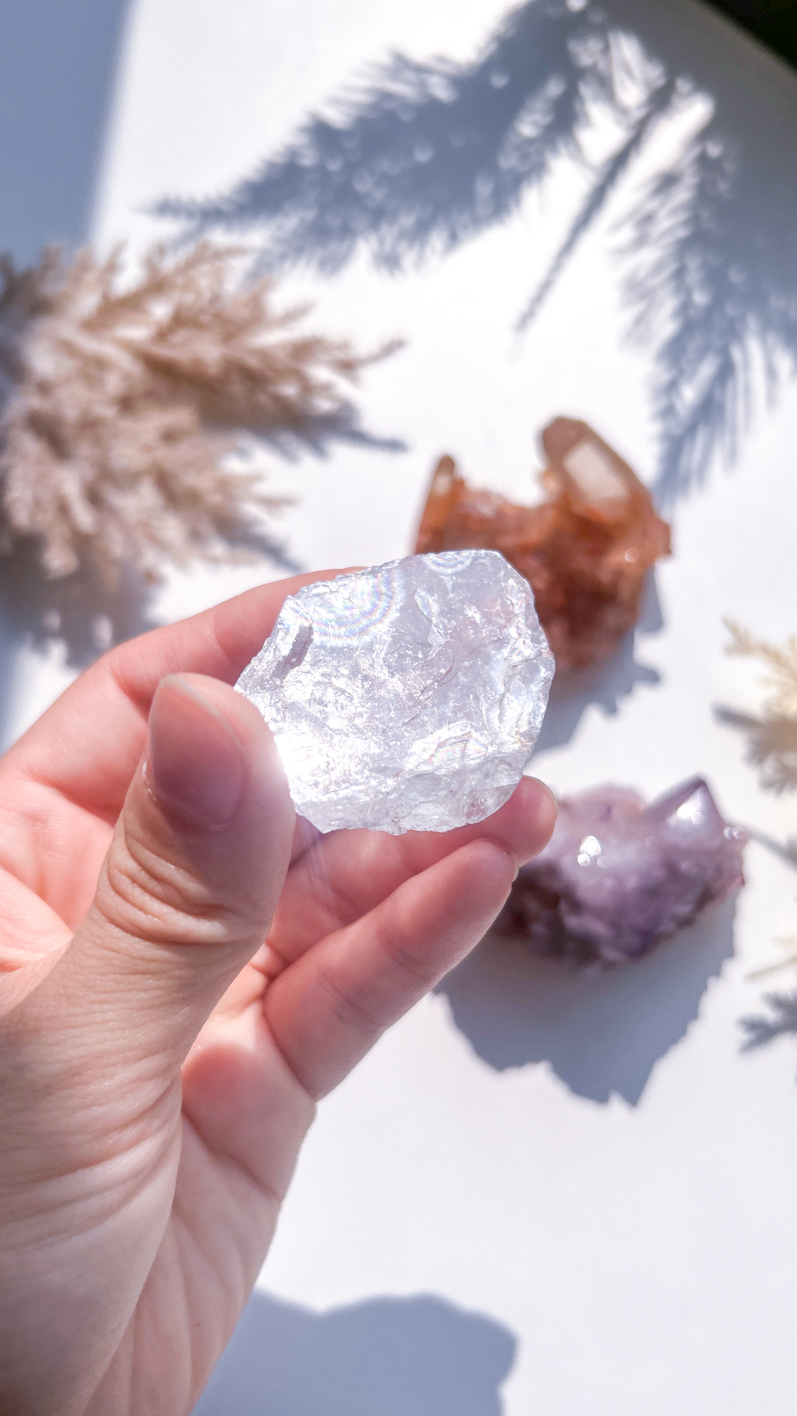 心を躍動させる 南アフリカの大地より レッドクォーツ Orisaの神々 珍しいブルーアフリカンフローライト - 画像 (3)