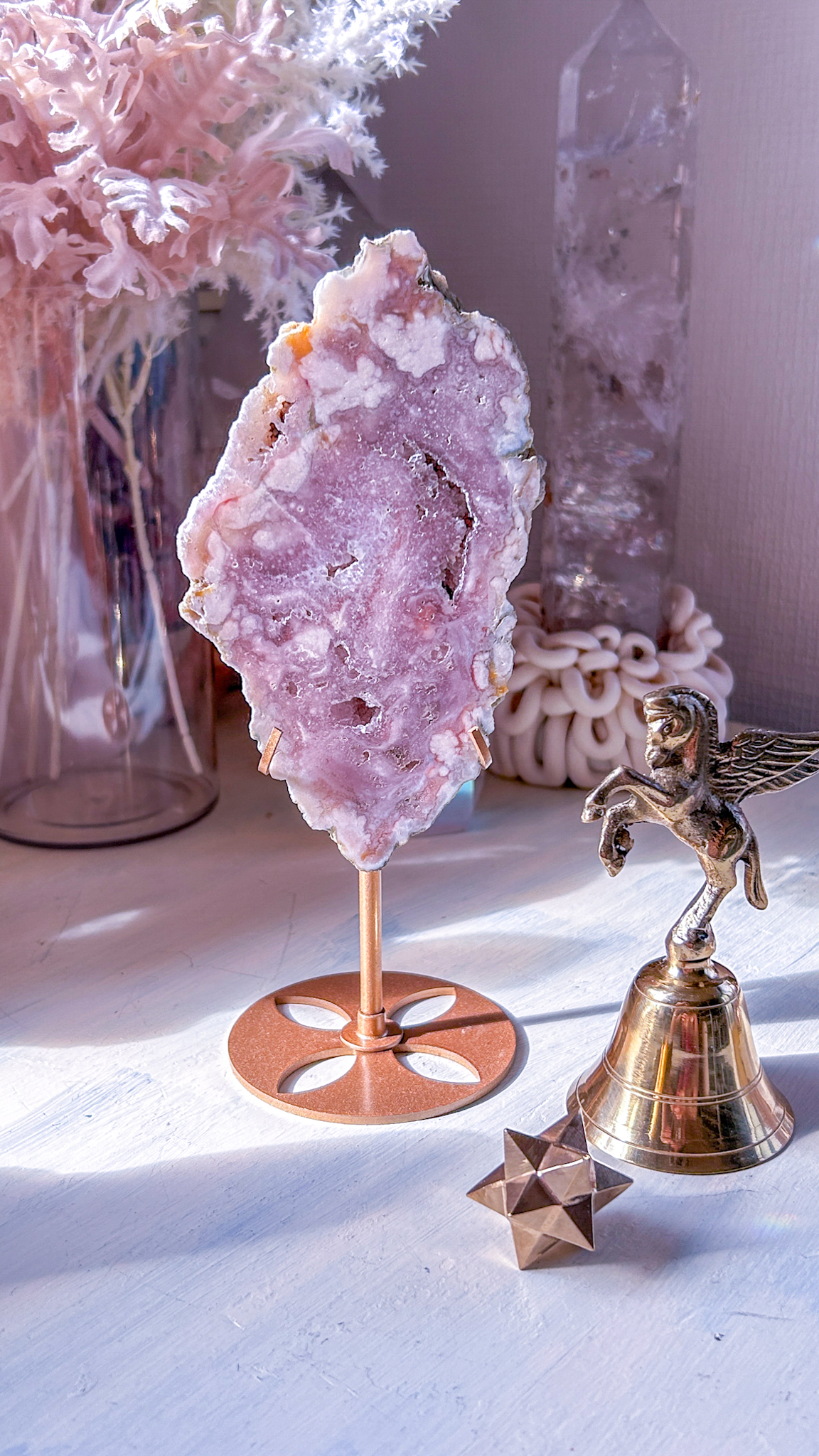 美しすぎる　高品質　ピンクアメジスト　フラワーアゲート ピンクアメジスト+フラワーアゲート | Asumilestone