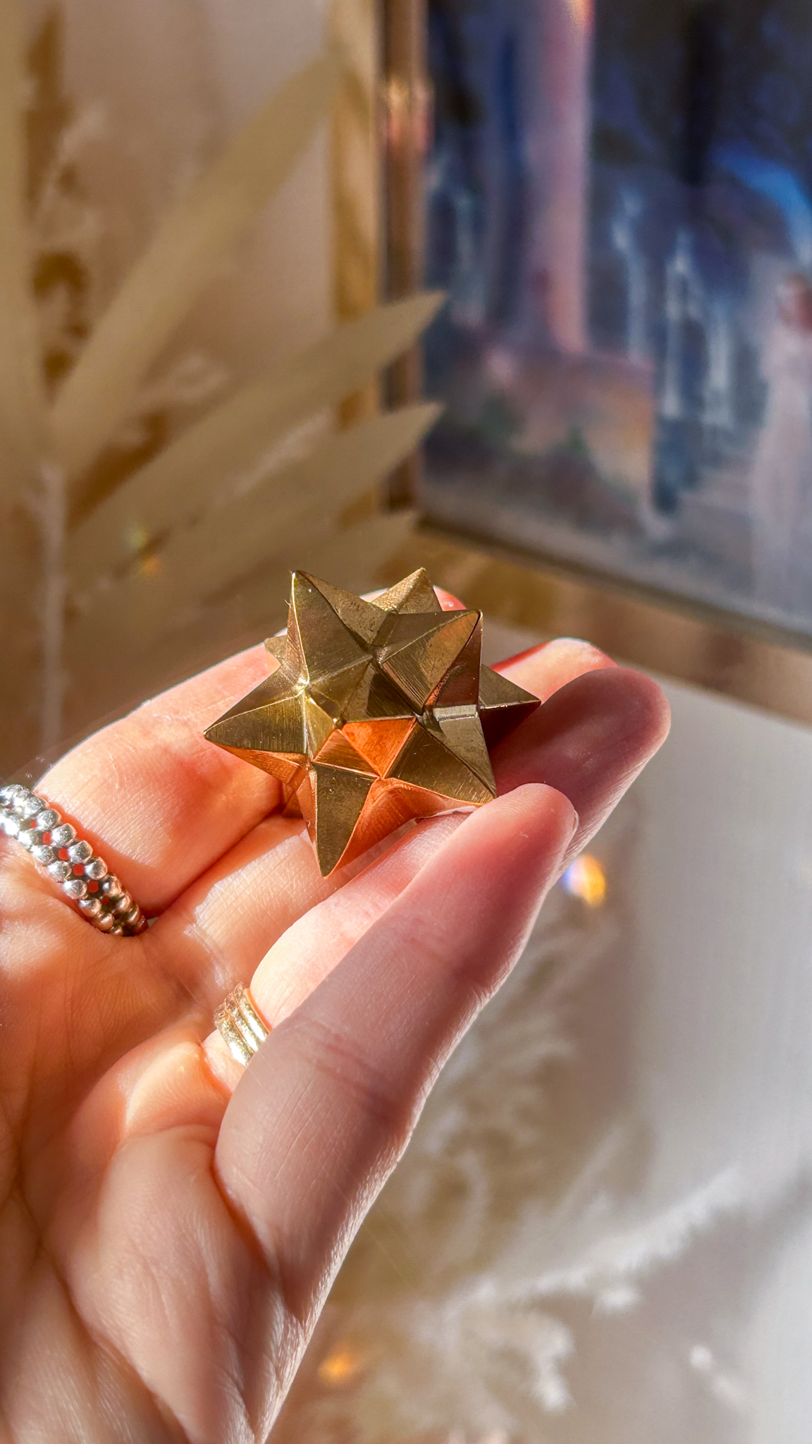 再入荷⭐️高品質パイライトマカバ Shining star 守護の石 - 画像 (2)