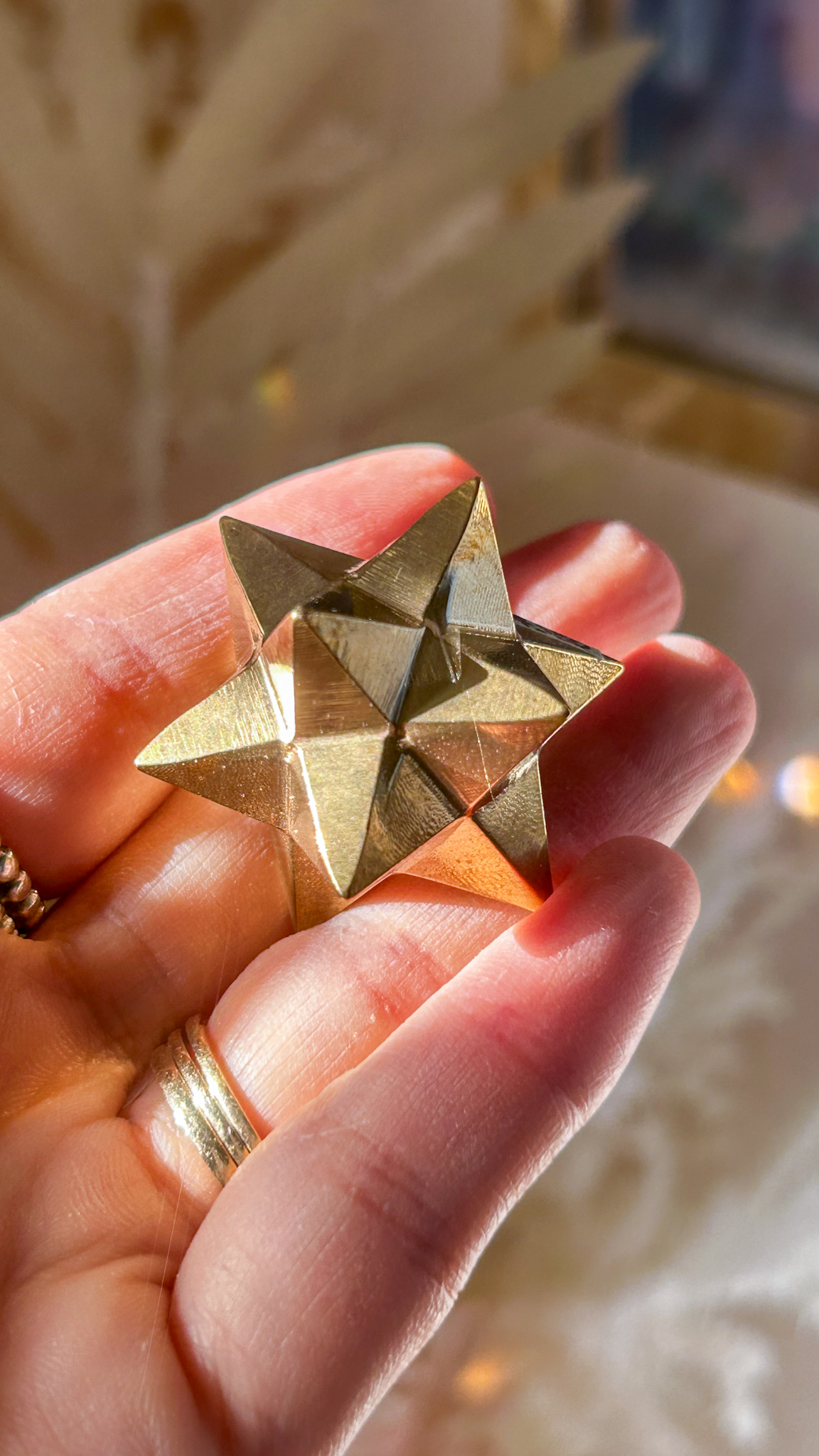 再入荷⭐️高品質パイライトマカバ Shining star 守護の石 - 画像 (3)