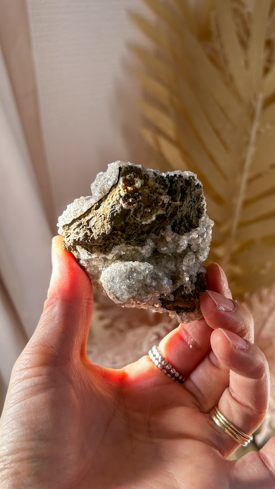 癒しの鈍い輝き パキスタンよりめずらしい シルバーカルサイト Sperkle Silver - 画像 (6)