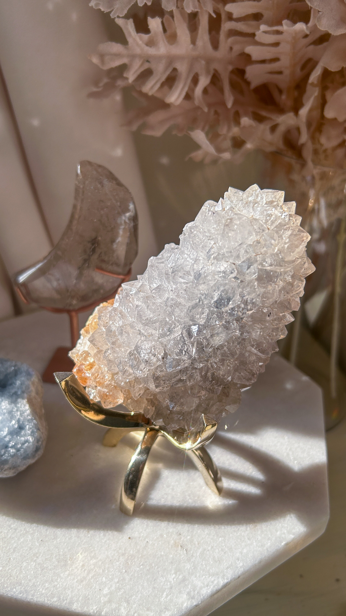 希少石 高透明度 美しいアナンダライト スピリットクォーツ・フェアリーフォーム Anandalight fairly form - 画像 (7)