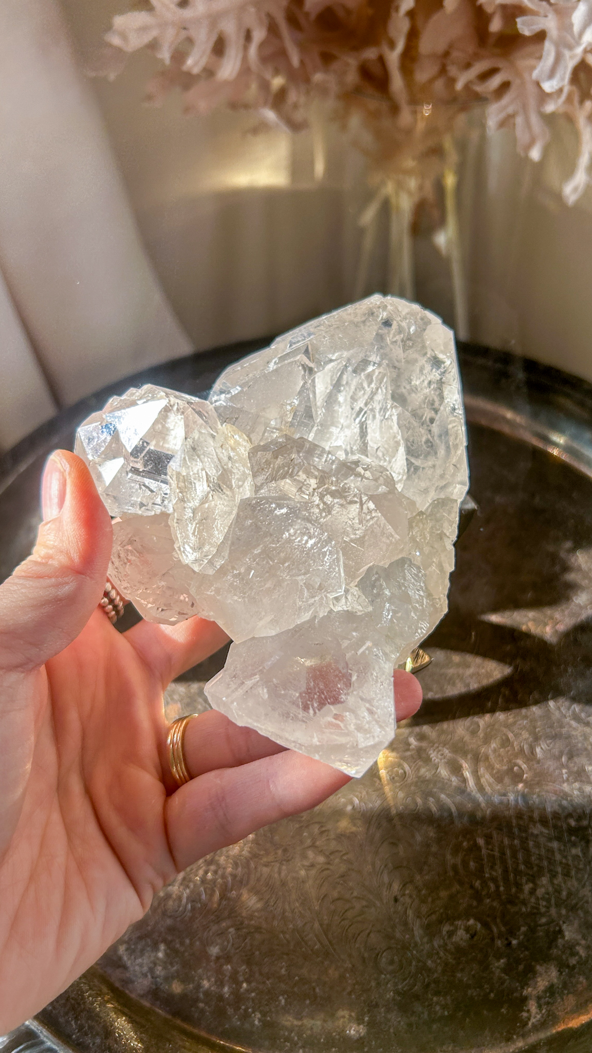 最高峰マニハール水晶マスタークリスタル エレスチャルカテドラル 個性的 一点もの Gods embodiment - 画像 (3)