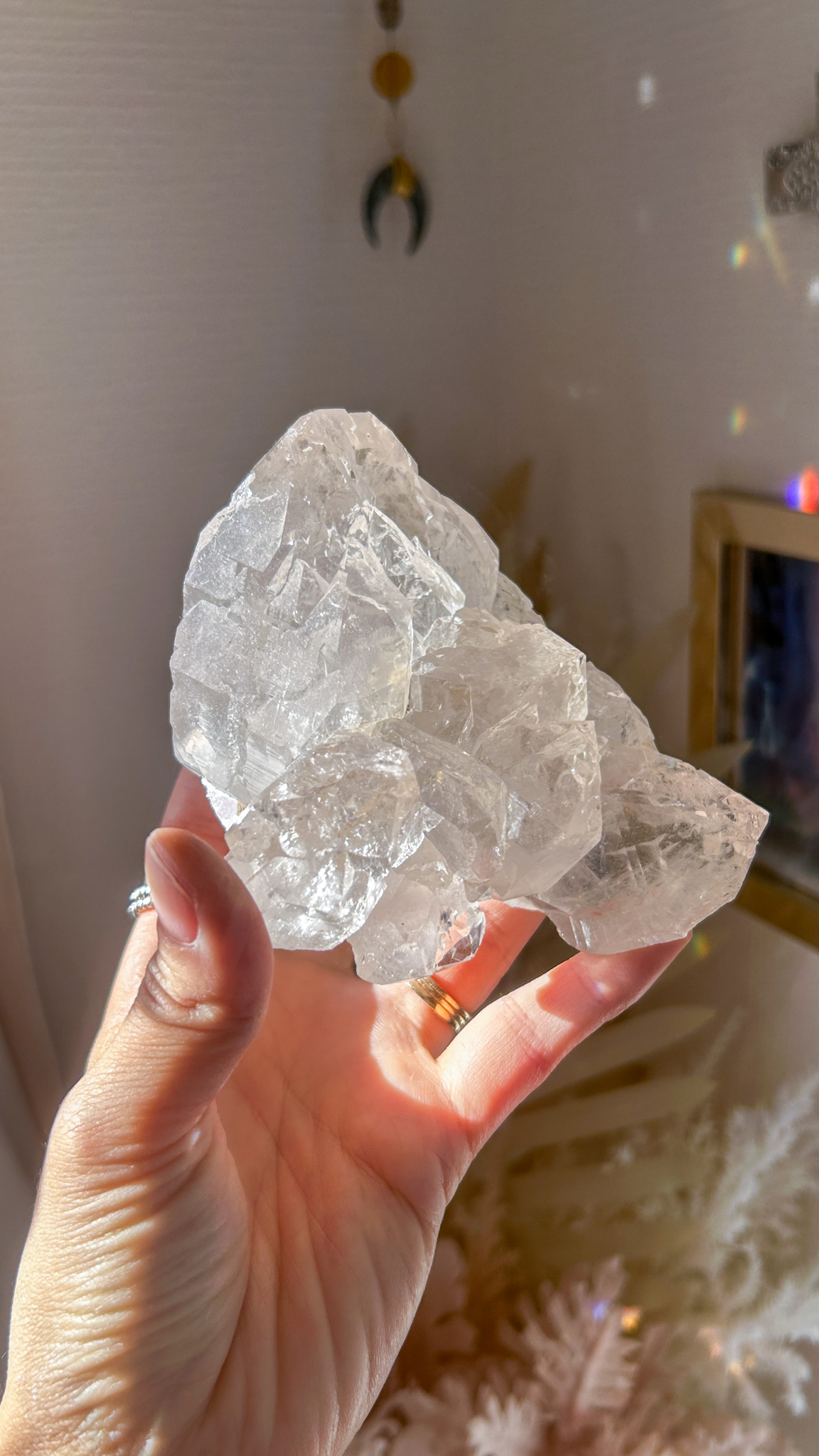 最高峰マニハール水晶マスタークリスタル エレスチャルカテドラル 個性的 一点もの Gods embodiment - 画像 (4)