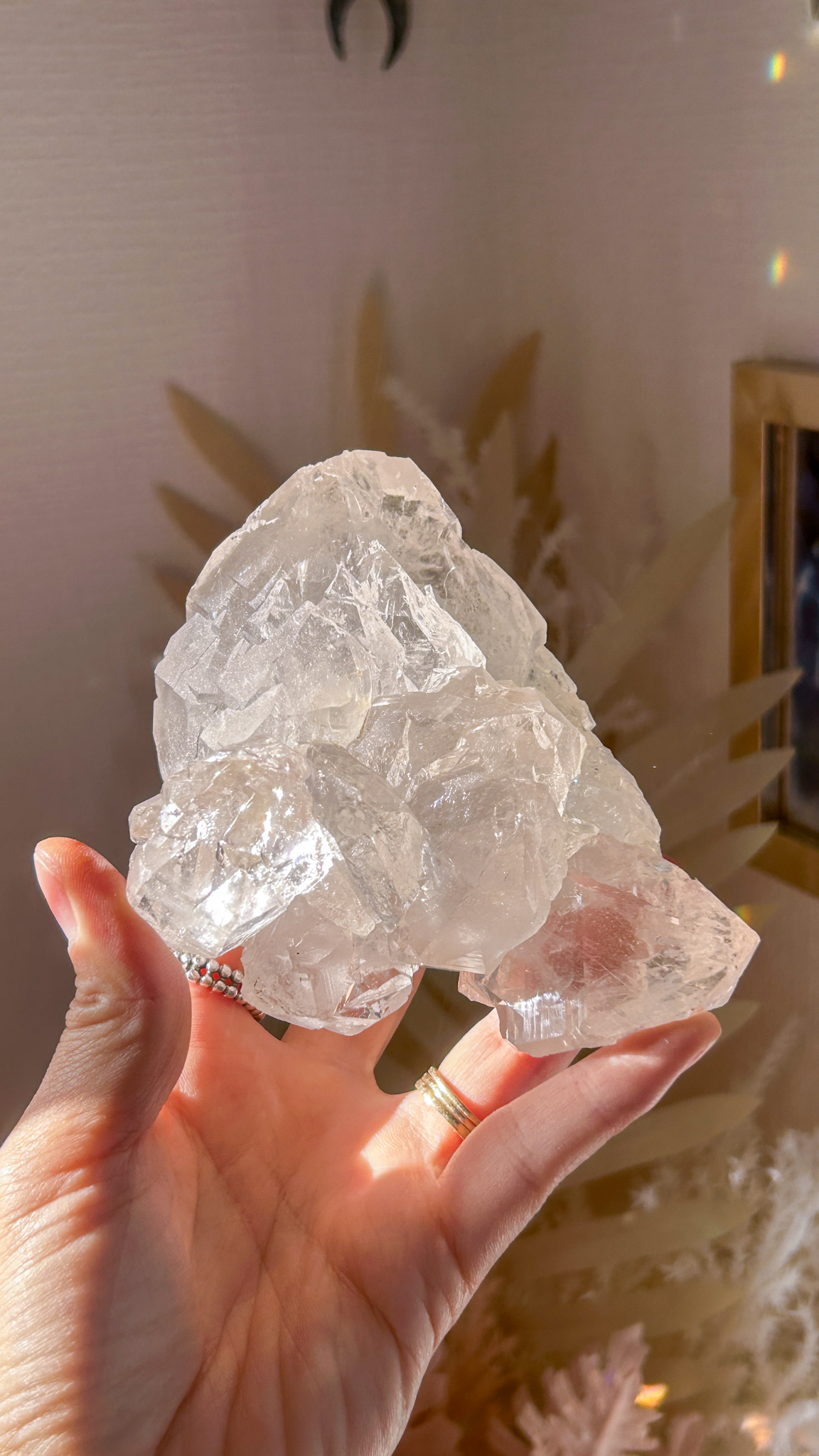 最高峰マニハール水晶マスタークリスタル エレスチャルカテドラル 個性的 一点もの Gods embodiment - 画像 (9)