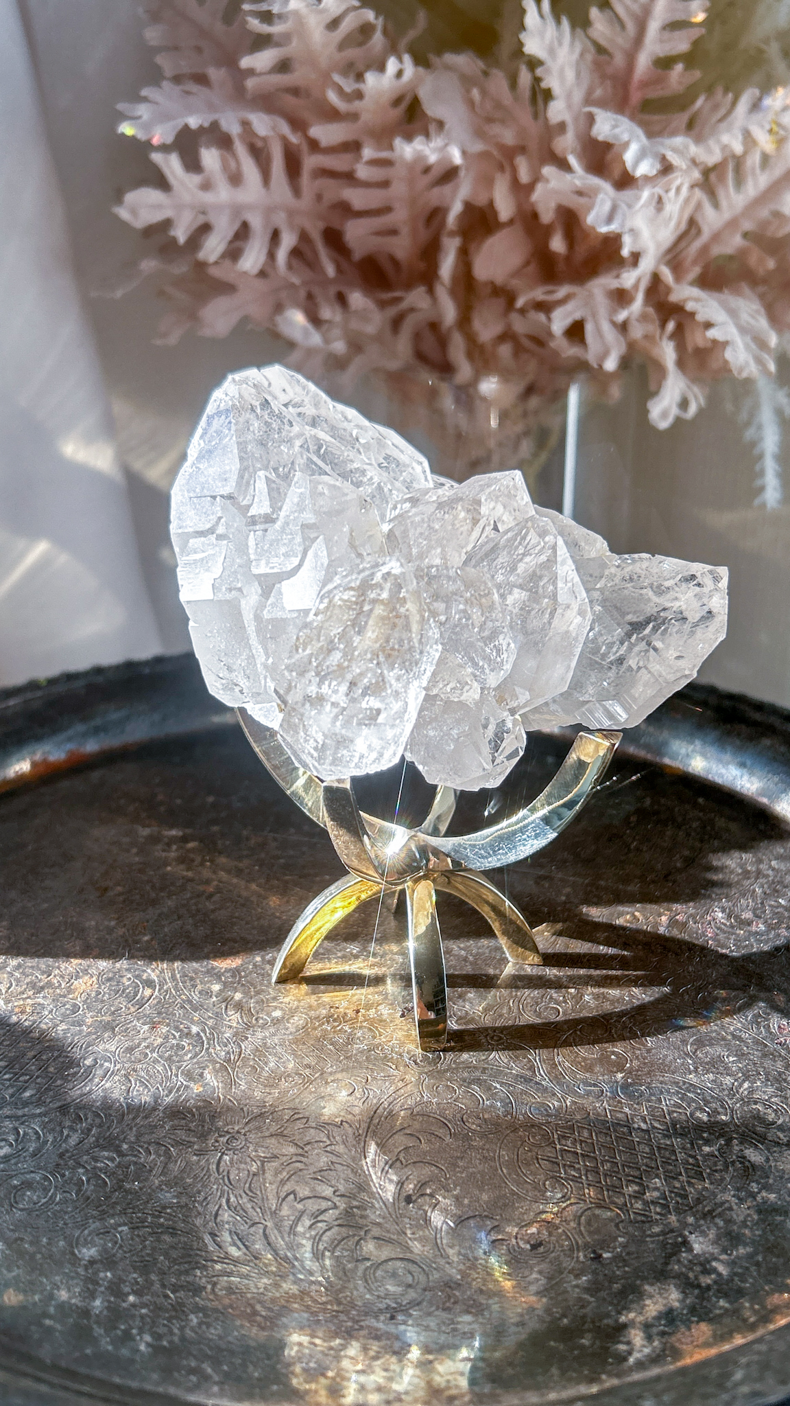 最高峰マニハール水晶マスタークリスタル エレスチャルカテドラル 個性的 一点もの Gods embodiment - 画像 (13)