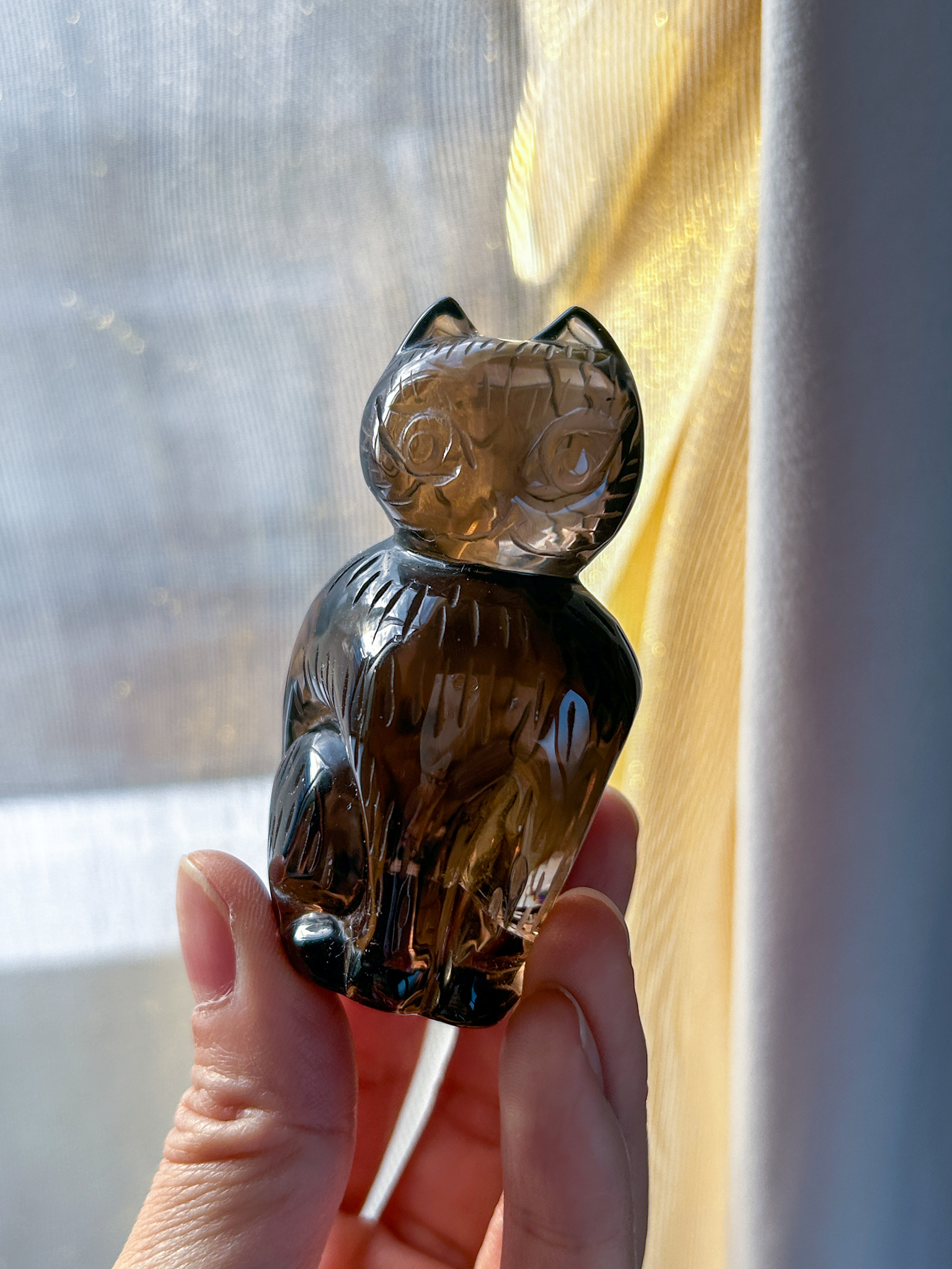 新入荷!手彫りの猫ちゃん・美人さん ※現在入手困難 Belle Chatte🐈⬛ - 画像 (2)