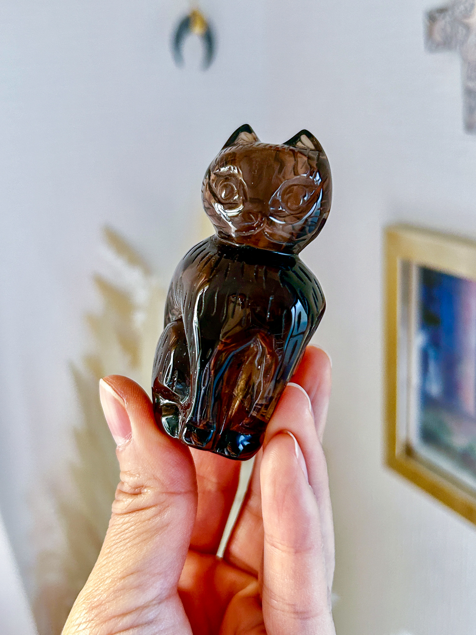 新入荷!手彫りの猫ちゃん・美人さん ※現在入手困難 Belle Chatte🐈⬛ - 画像 (3)