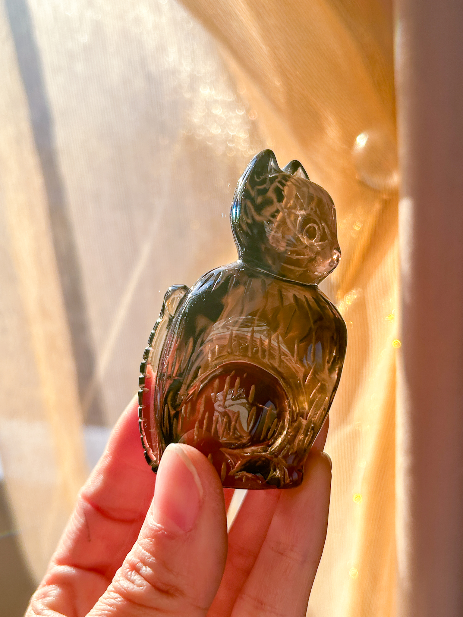 新入荷!手彫りの猫ちゃん・美人さん ※現在入手困難 Belle Chatte🐈⬛ - 画像 (5)