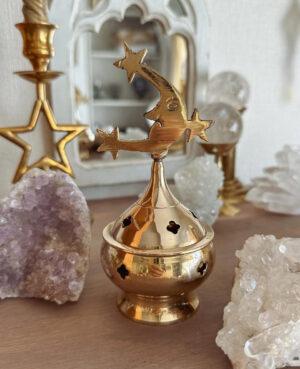 ※ お客様専用 完売品🌙再入荷 Amrita Original x真鍮 ムーンの香炉 Moon incense stand (brass)おまとめ買い対象 ※予約販売