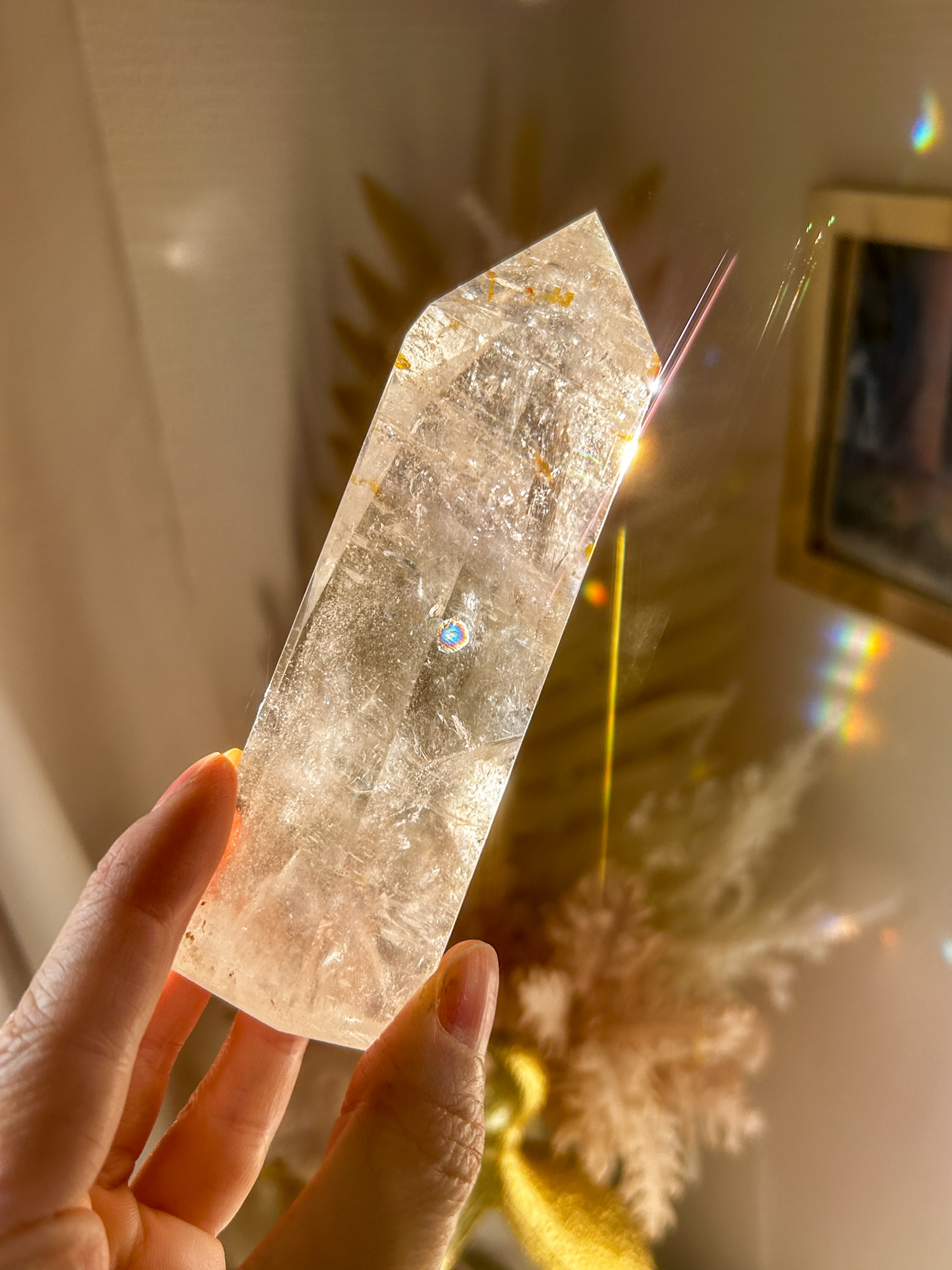 マダガスカルの美しい光・KOIクォーツ(オーロラクォーツ)タワー Blessing - 画像 (4)