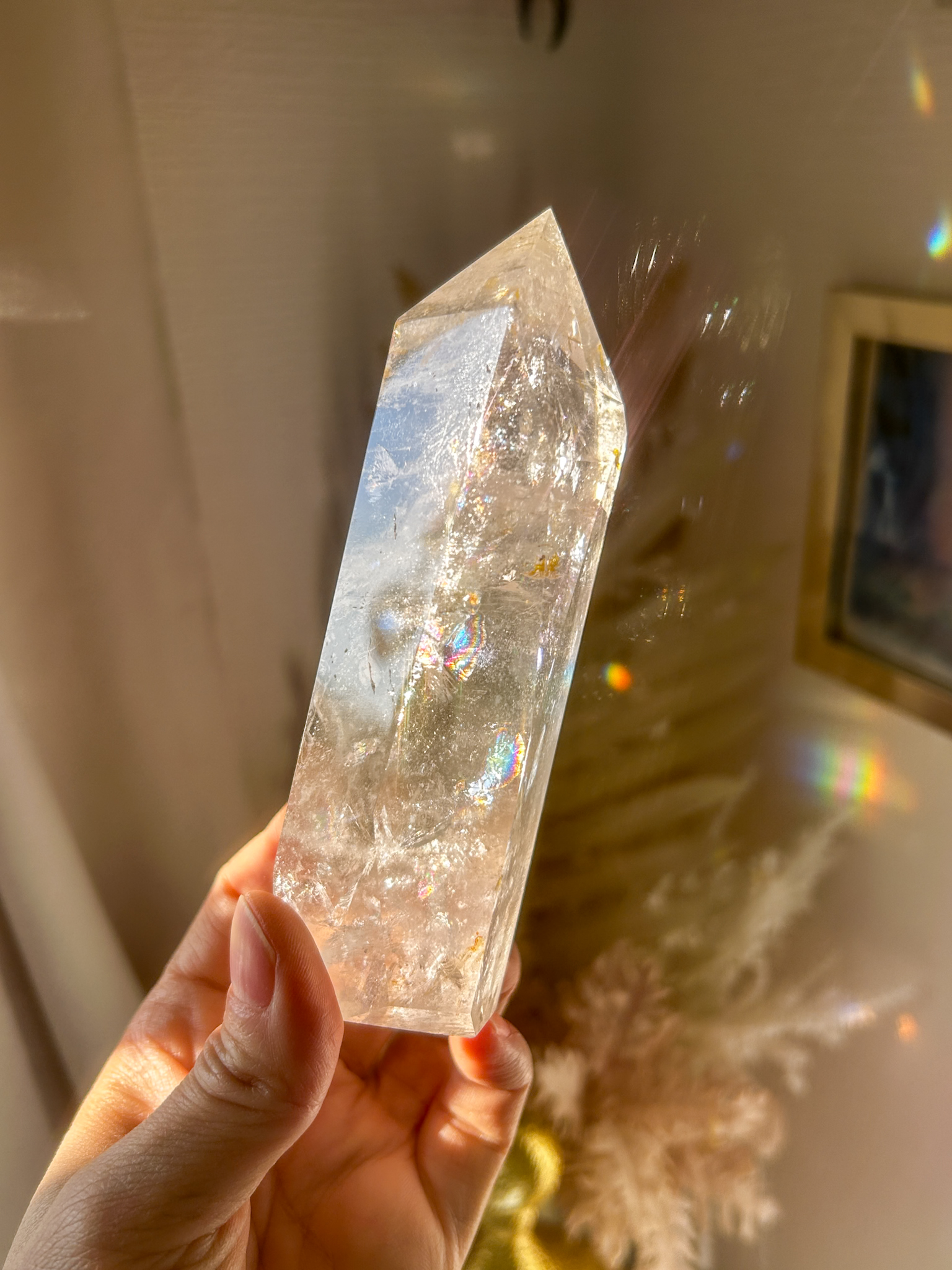 マダガスカルの美しい光・KOIクォーツ(オーロラクォーツ)タワー Blessing - 画像 (6)