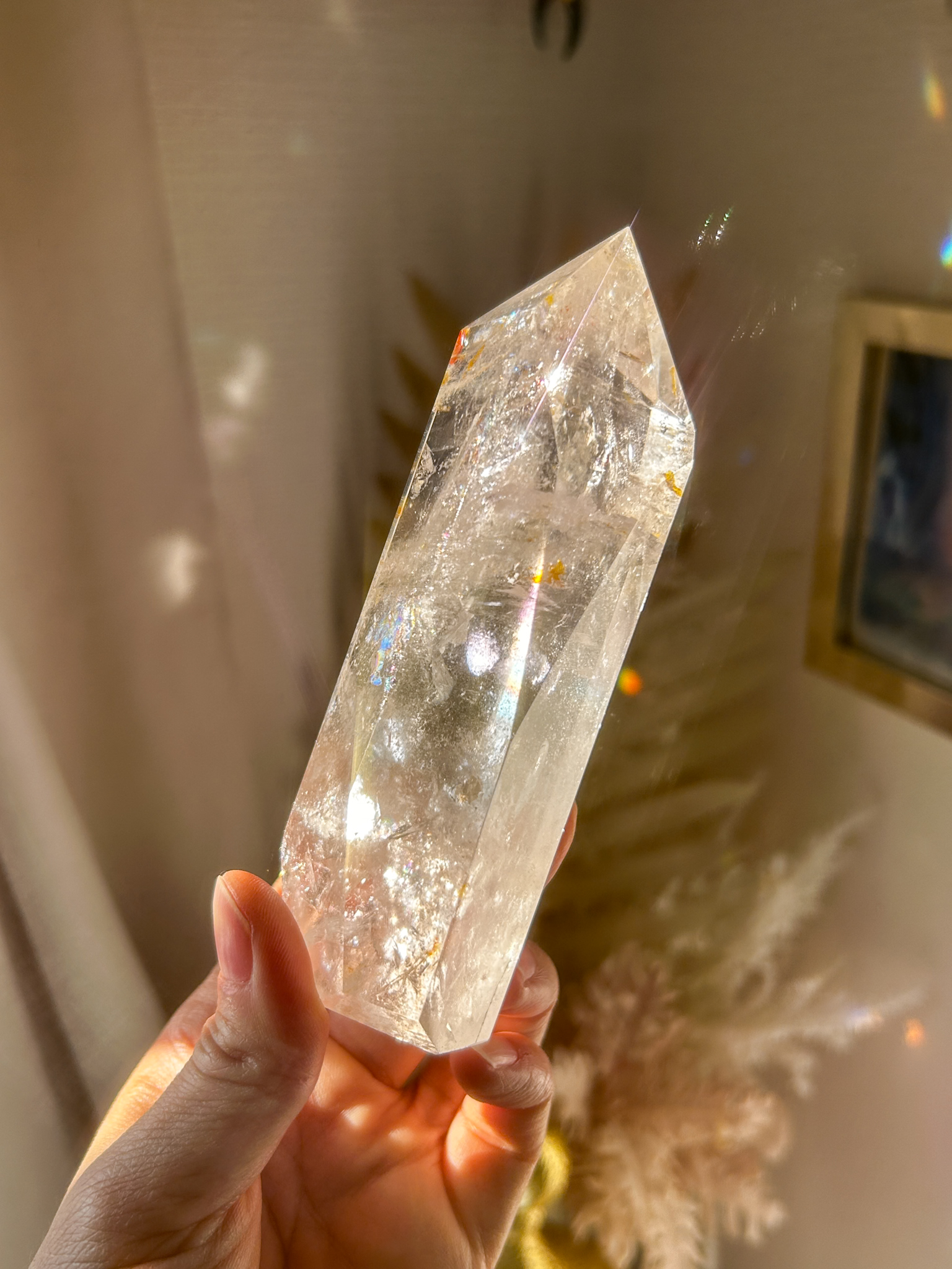 マダガスカルの美しい光・KOIクォーツ(オーロラクォーツ)タワー Blessing - 画像 (5)