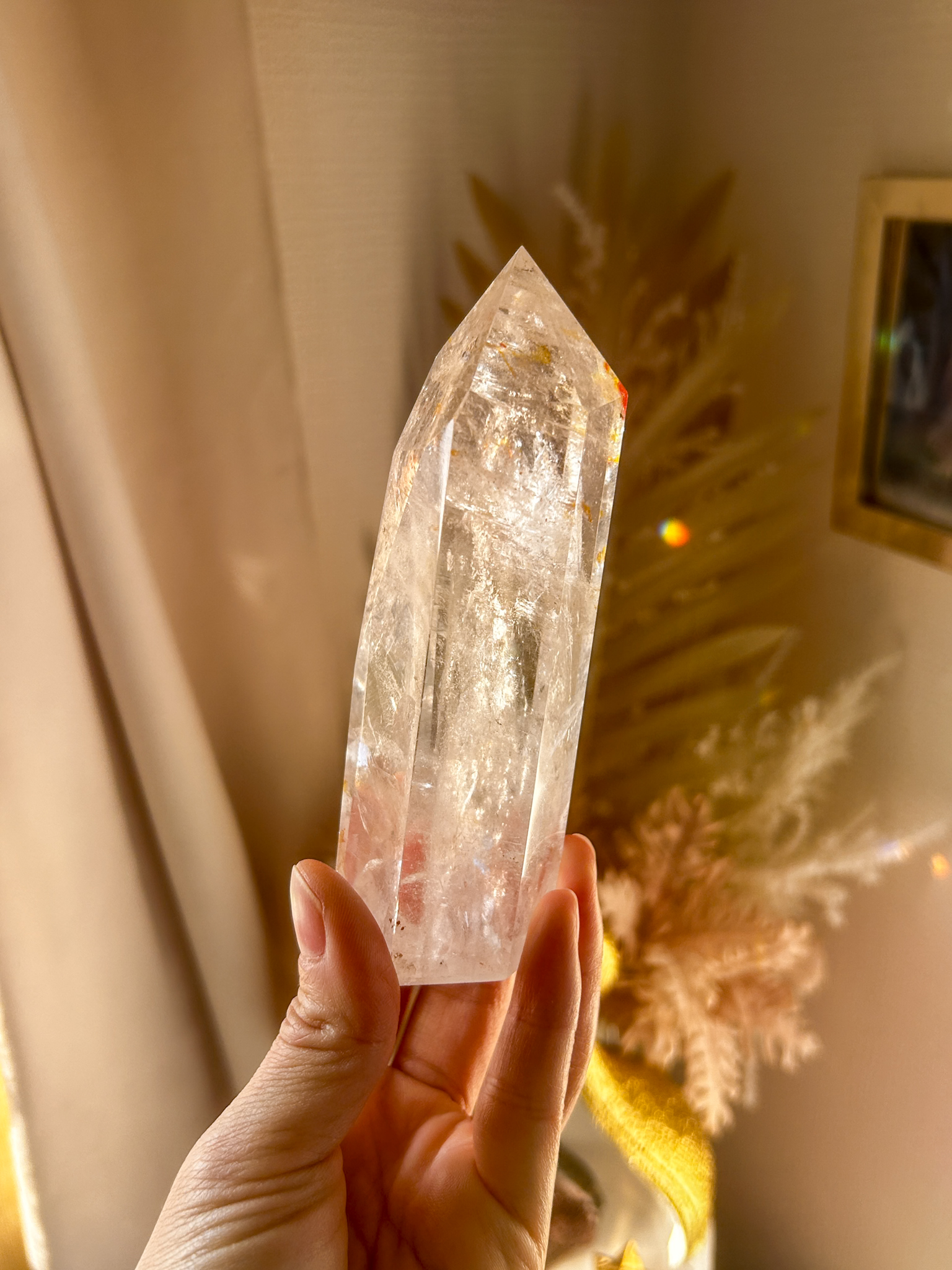 マダガスカルの美しい光・KOIクォーツ(オーロラクォーツ)タワー Blessing - 画像 (9)