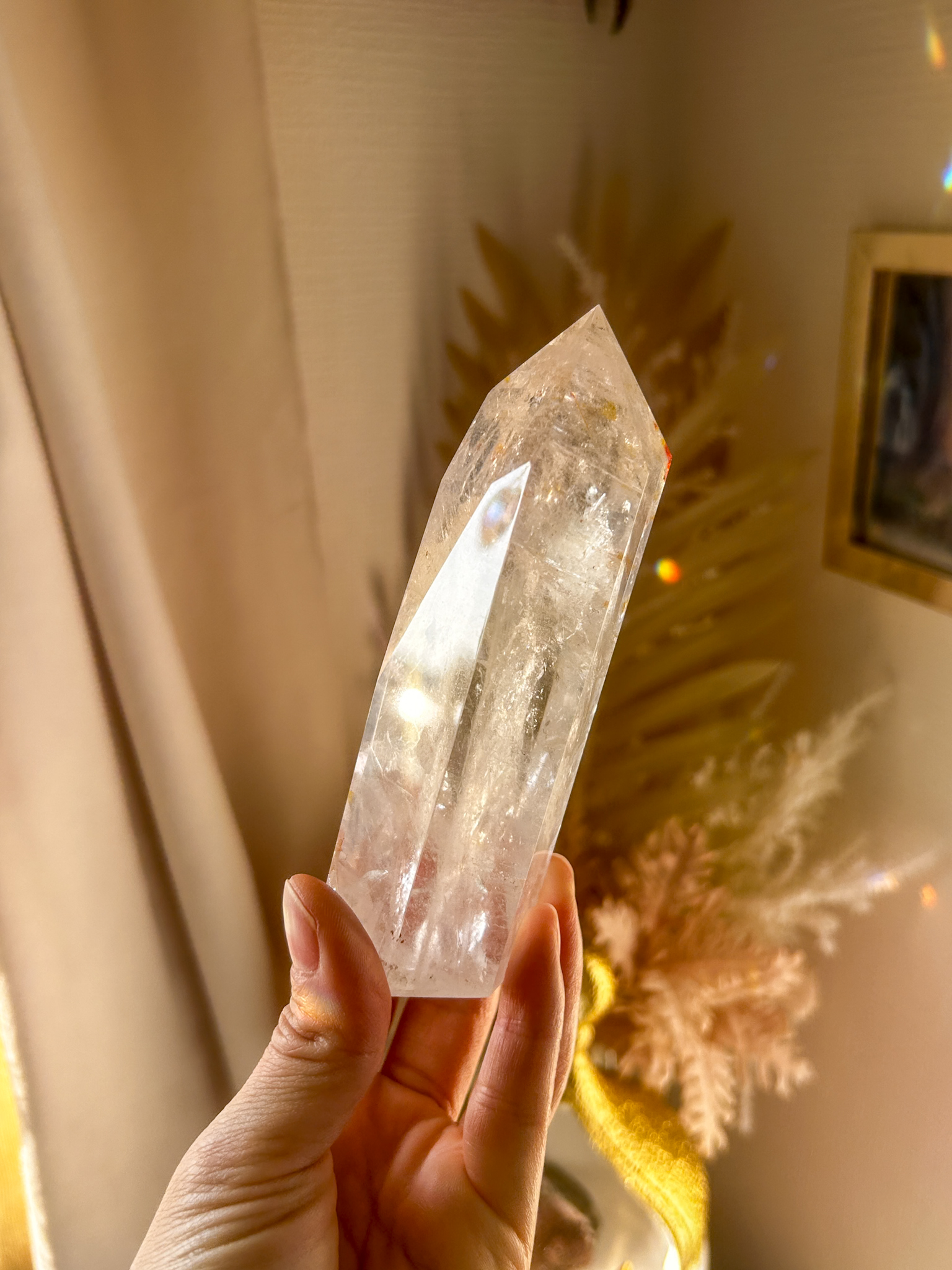 マダガスカルの美しい光・KOIクォーツ(オーロラクォーツ)タワー Blessing - 画像 (10)