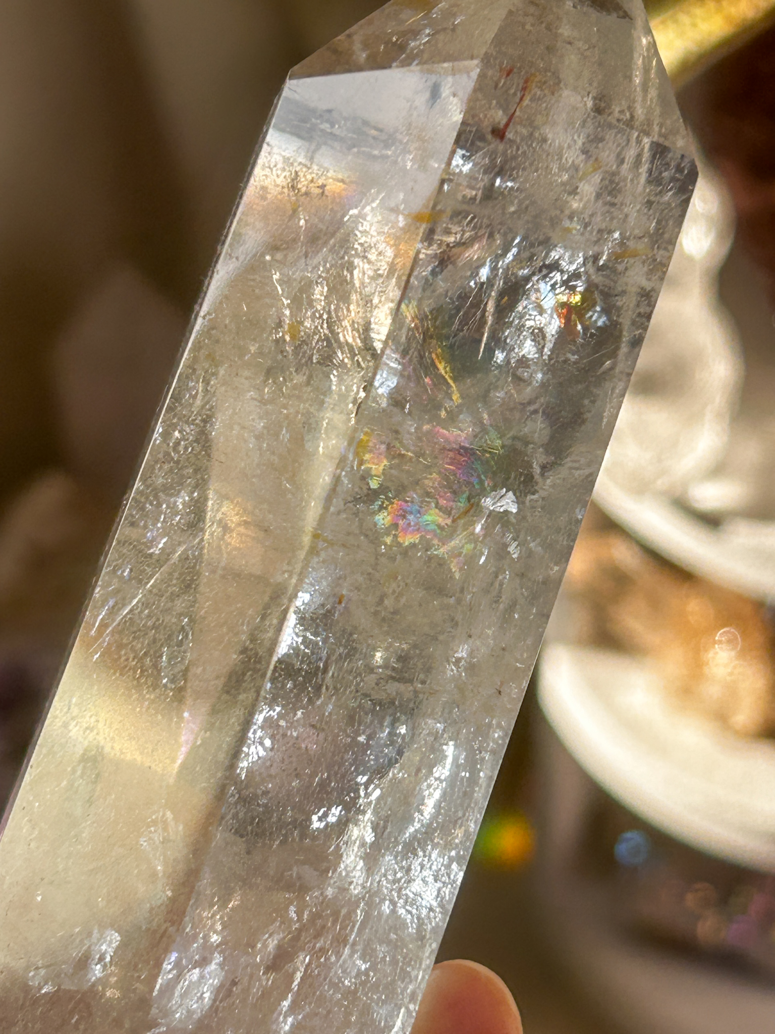 マダガスカルの美しい光・KOIクォーツ(オーロラクォーツ)タワー Blessing - 画像 (11)