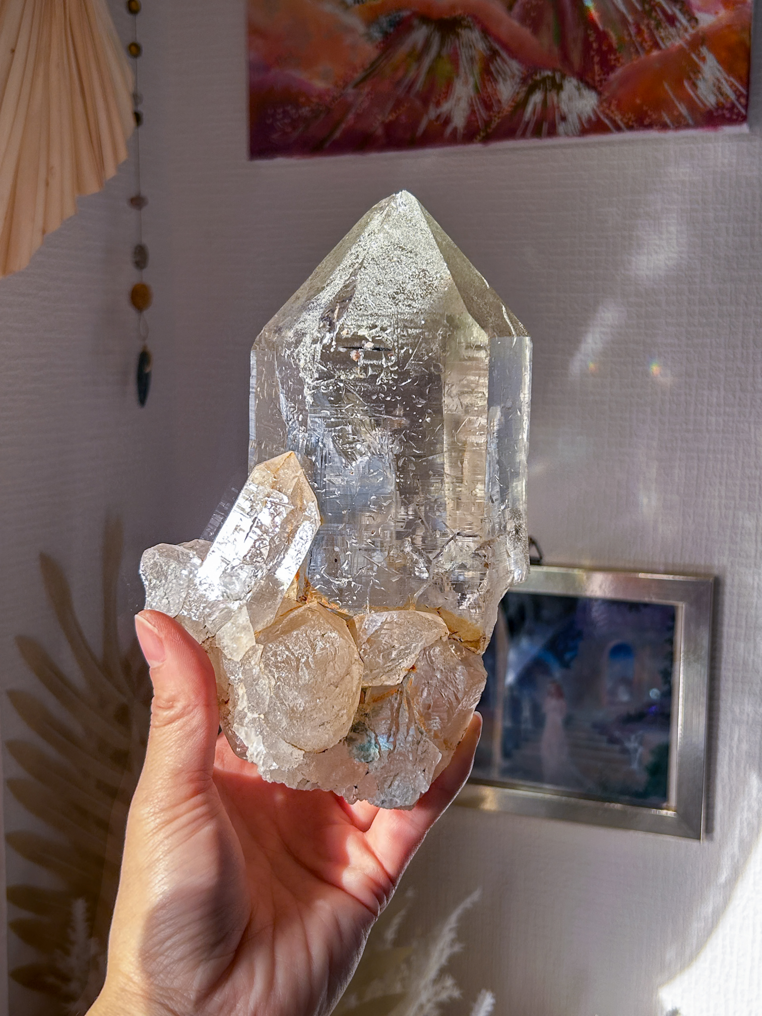 博物館級 超希少・入手困難・🔮古代文字が浮かび上がる
ガネーシュヒマール(シェルトゥン)ネパール産 巨大マスタークリスタル Ganesh, the God of Divine Blissスタンド付き - 画像 (13)