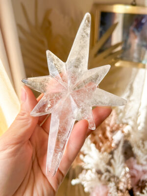 水晶のお星様（スタンド付き） A　Crystal Star