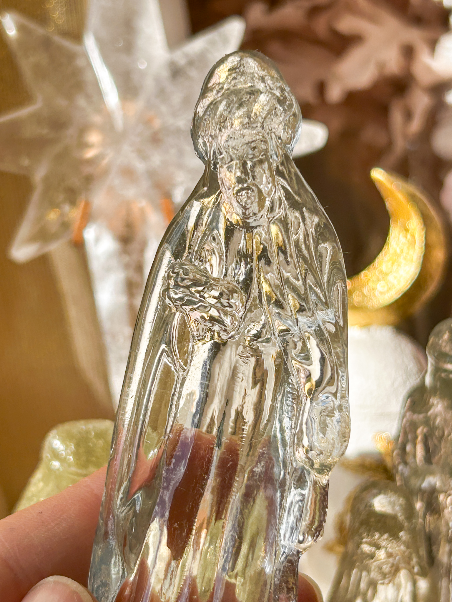 聖夜を彩る🌙ムーンパレス キャンドルスタンド 3つの宮殿(LED用) - 画像 (16)