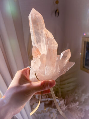 希少オレンジピンクレムリアンシード・クラスターB カブラル産 / Love Spreads all 愛はすべてに